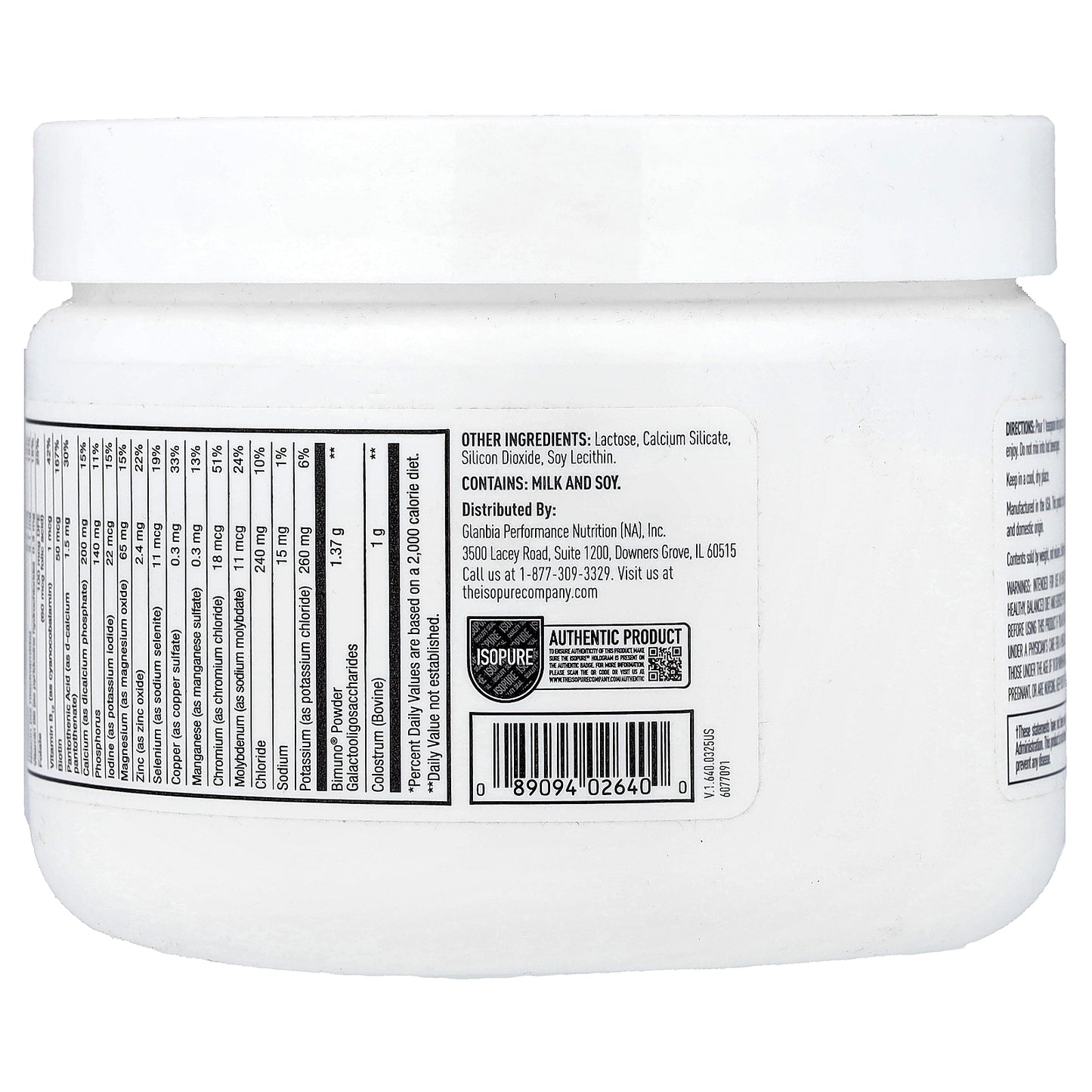 Isopure, Colostrum+, Unflavored, 5.29 oz (150 g)