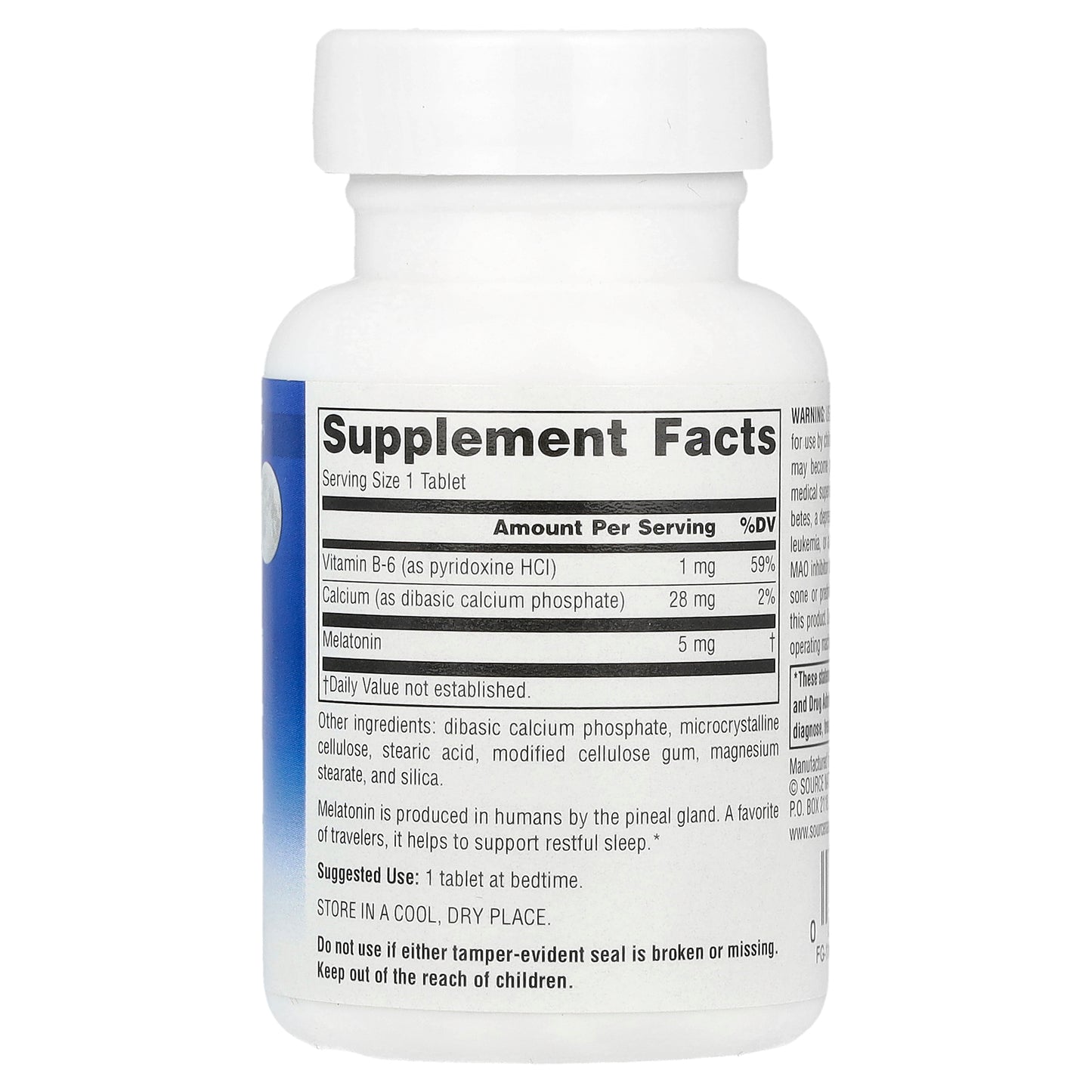 Source Naturals, Sleep Science®, Melatonin, 5 mg, 60 Tablets