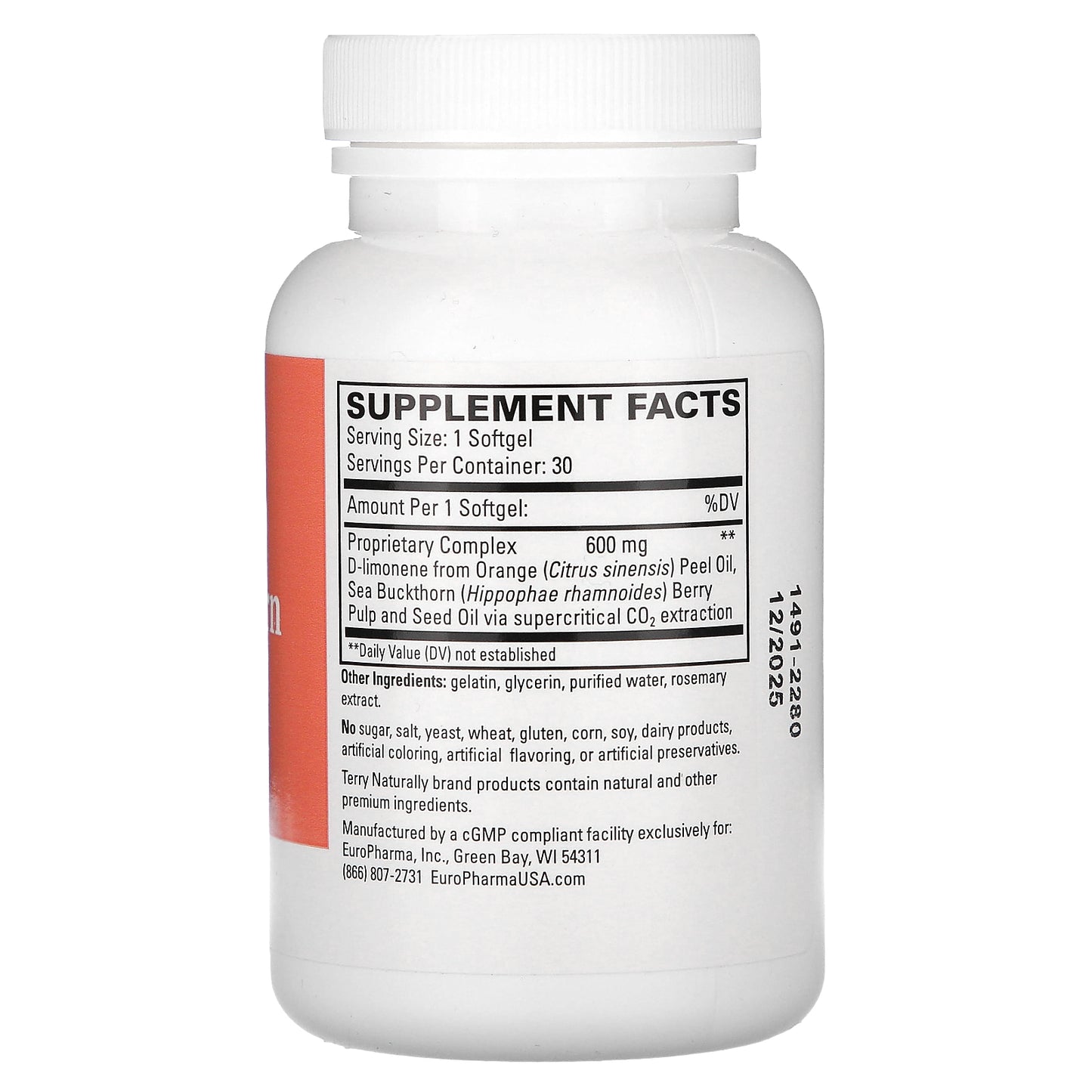 Terry Naturally, Heartburn Rescue, 30 Softgels