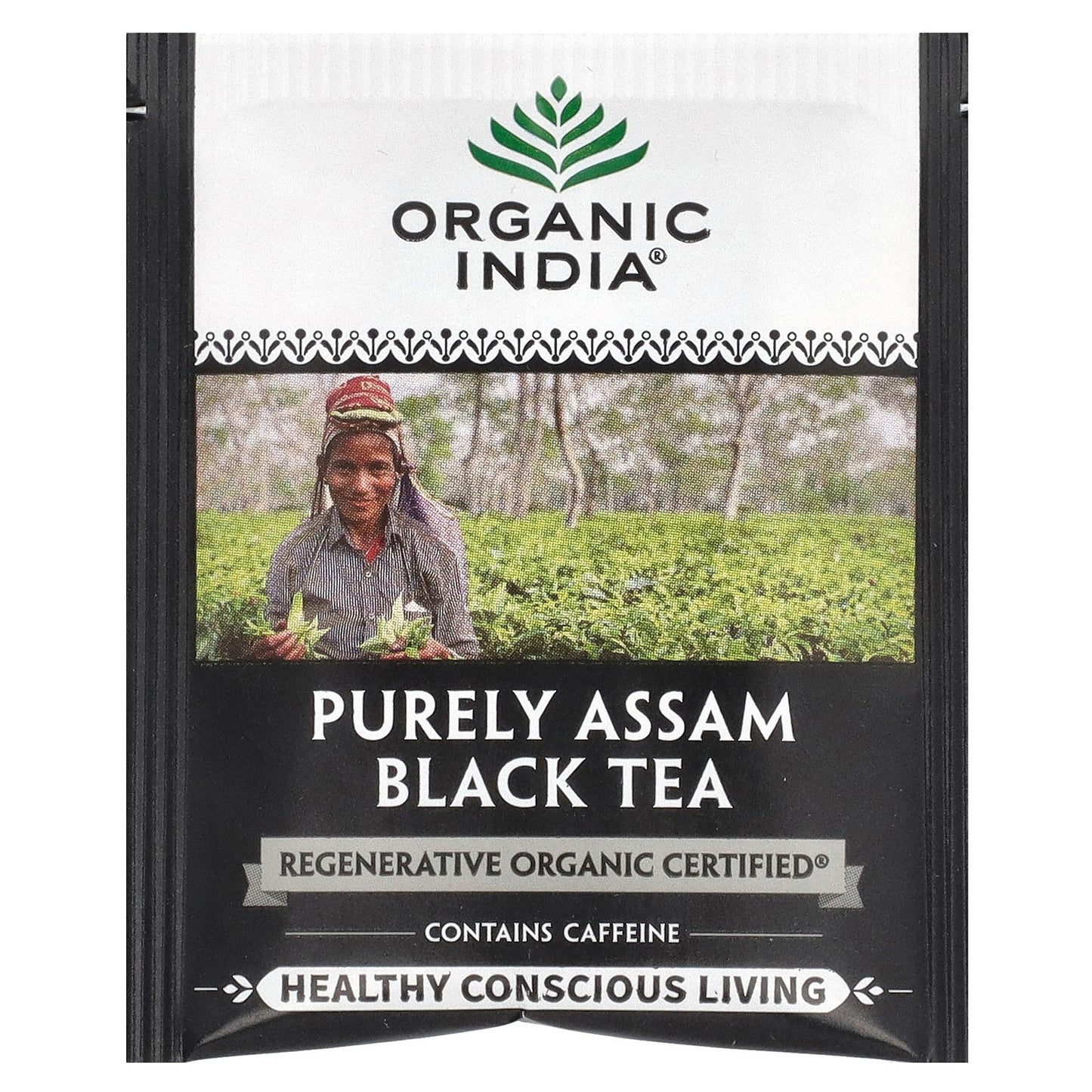 Organic India, Purely Assam Black Tea, 18 Infusion Bags, 1.14 oz (32.4 g)