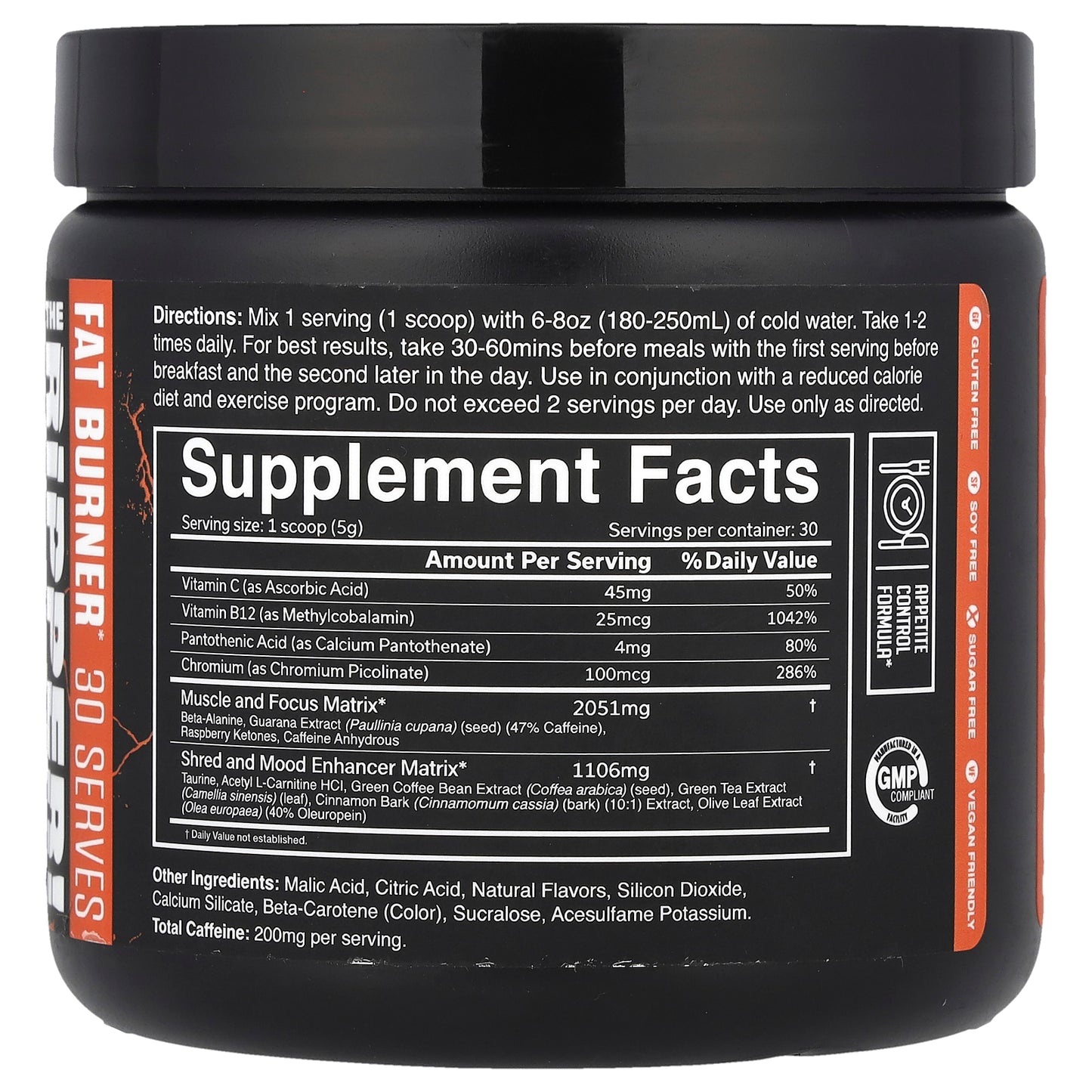 JNX Sports, The Ripper!, Fat Burner, Peach Mango, 5.3 oz (150 g)