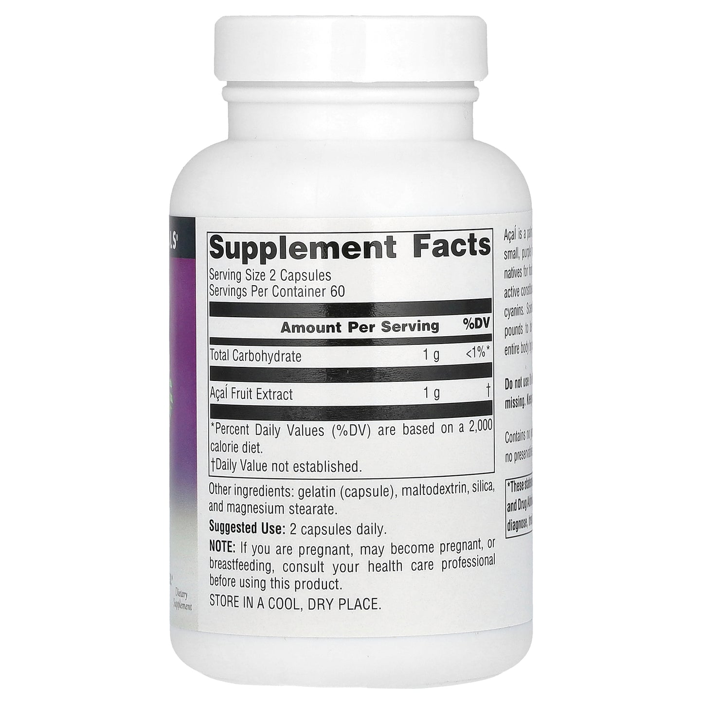 Source Naturals, Acai Extract, 500 mg, 120 Capsules