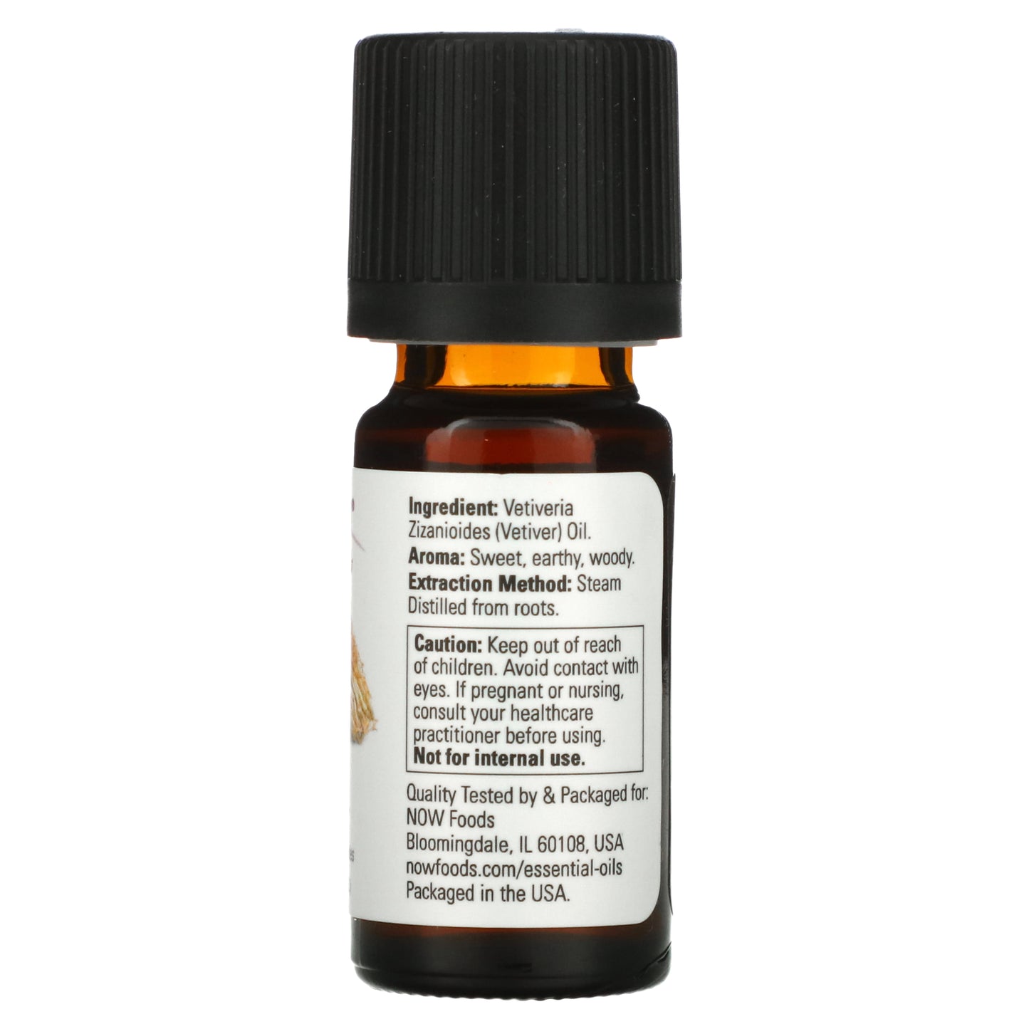 NOW Foods, Essential Oils, Vetiver, 1/3 fl oz (10 ml)