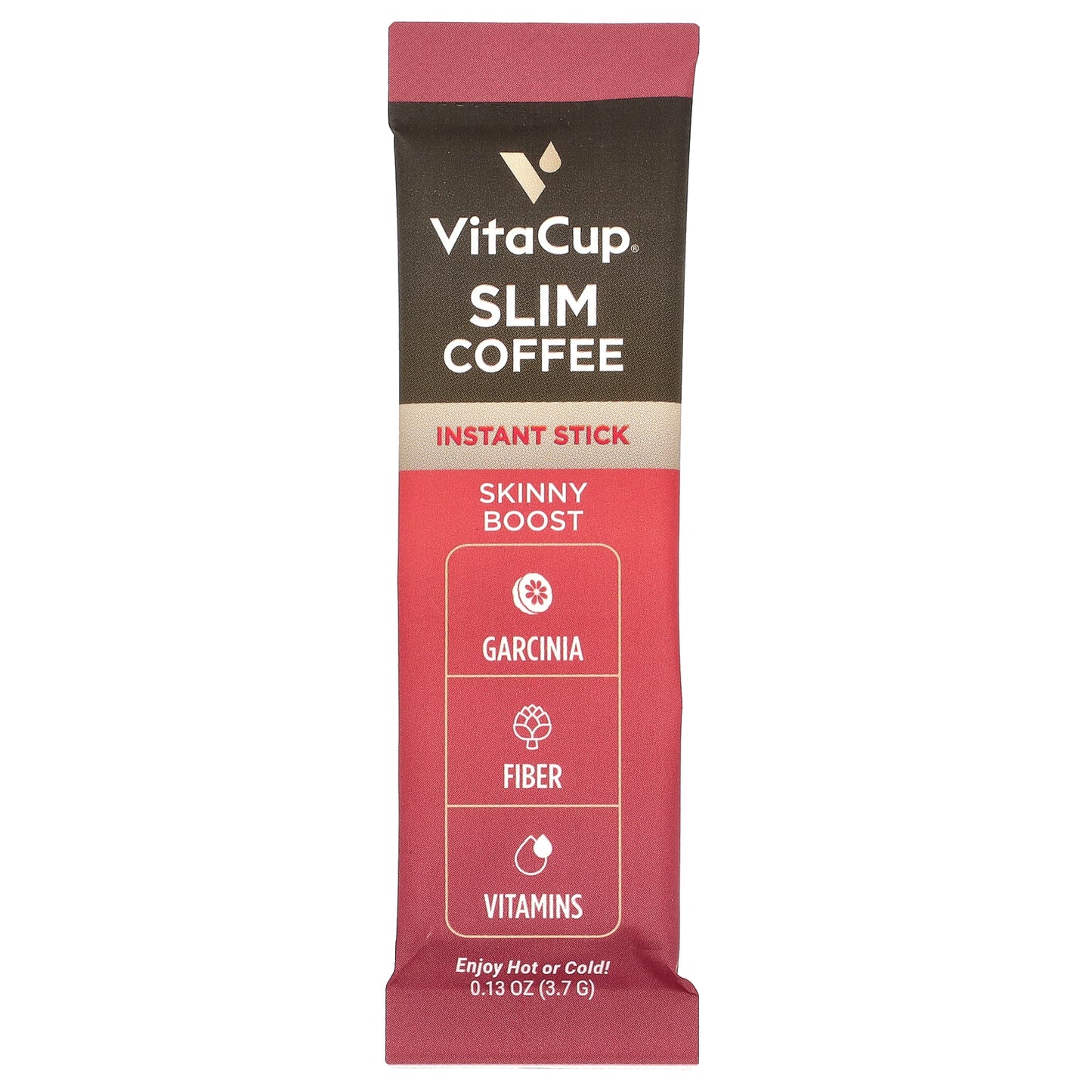 VitaCup, Slim Instant Coffee, Medium Roast, 24 Single Serve Sticks, 0.13 oz (3.7 g) Each