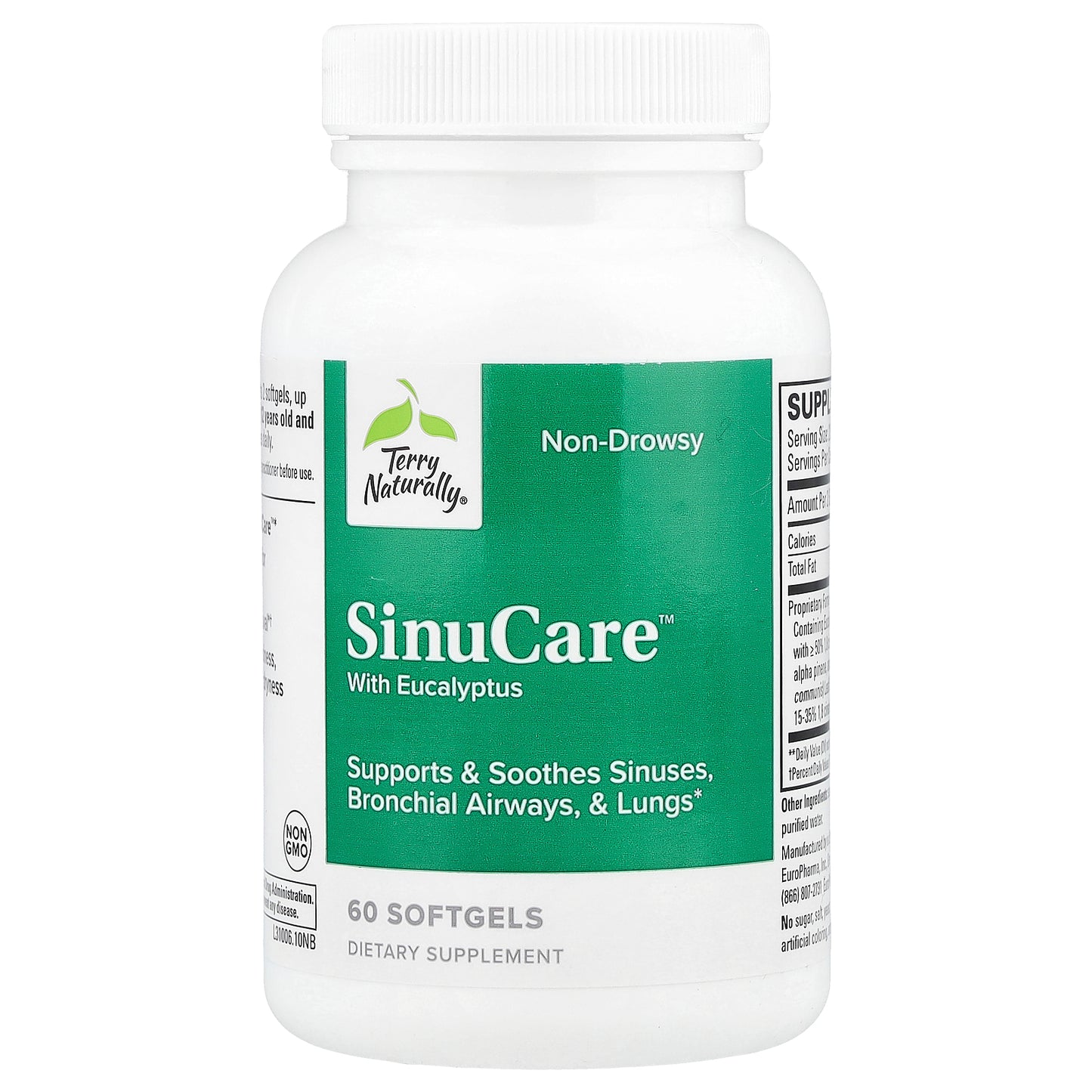 Terry Naturally, SinuCare™ with Eucalyptus, 60 Softgels