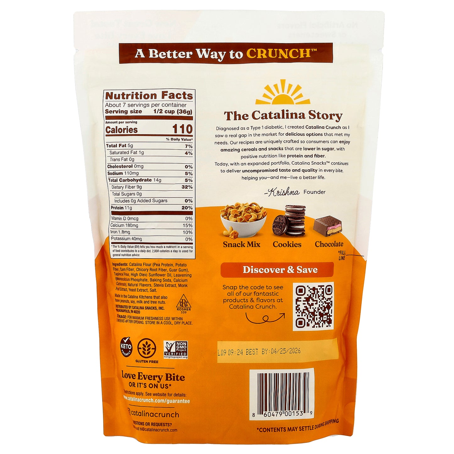 Catalina Crunch, Protein Cereal, Maple Waffle, 9 oz (255 g)