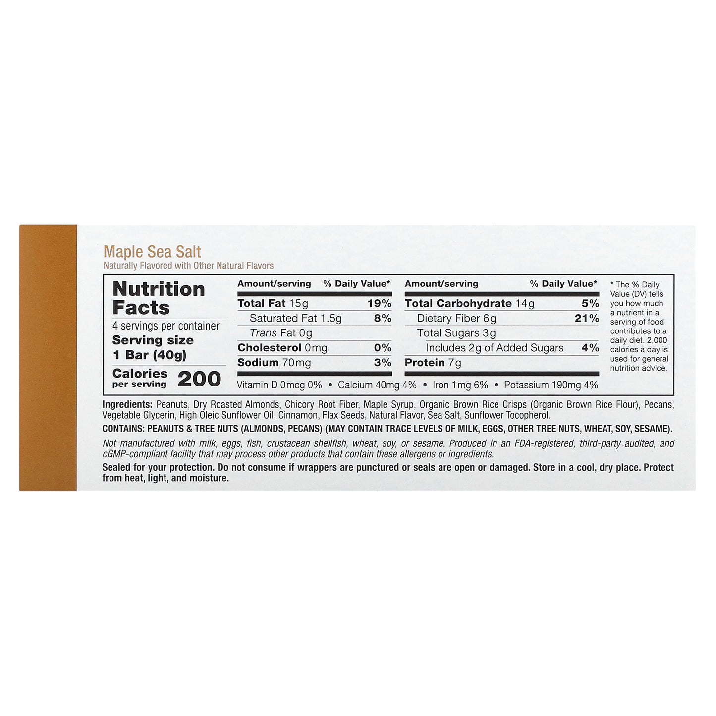 California Gold Nutrition, Foods, Variety Pack Snack Bars (Maple, Caramel, Peanut Butter), 12 Bars, 1.4 oz (40 g) Each