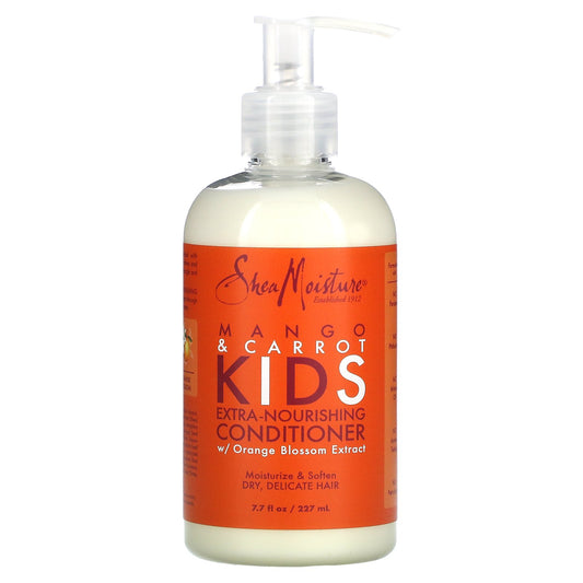 SheaMoisture, Kids, Extra-Nourishing Conditioner, Dry, Delicate Hair, Mango & Carrot, 7.7 fl oz (227 ml)