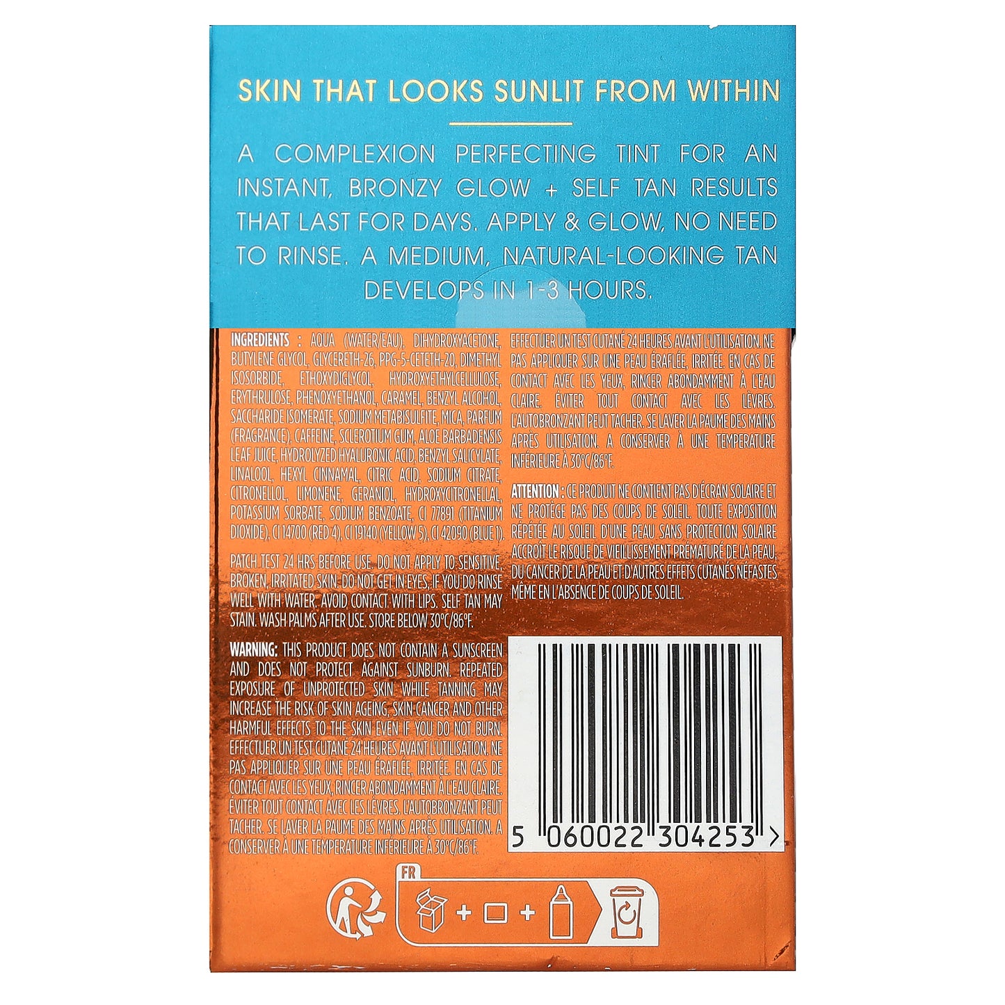 St. Tropez, Sunlit Skin, Bronzing Tint + Tan, 1 fl oz (30 ml)