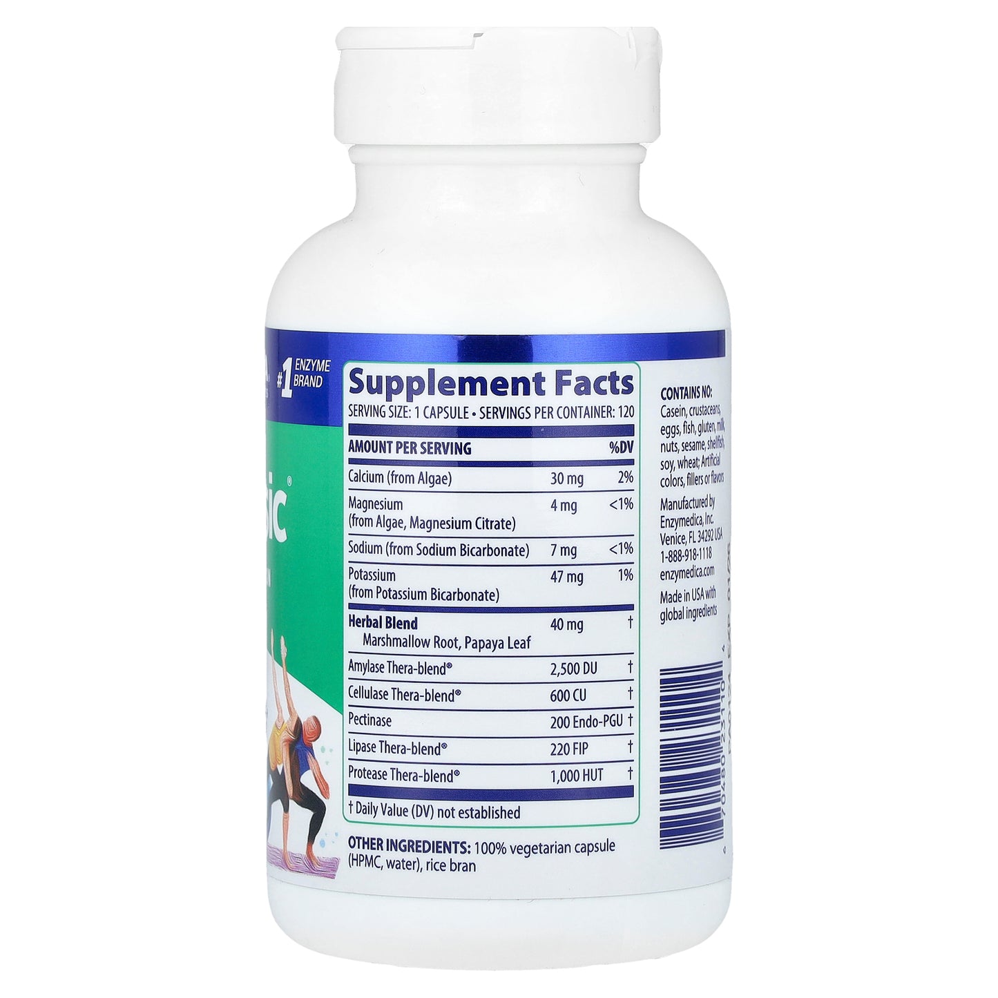 Enzymedica, pH-Basic, 120 Capsules