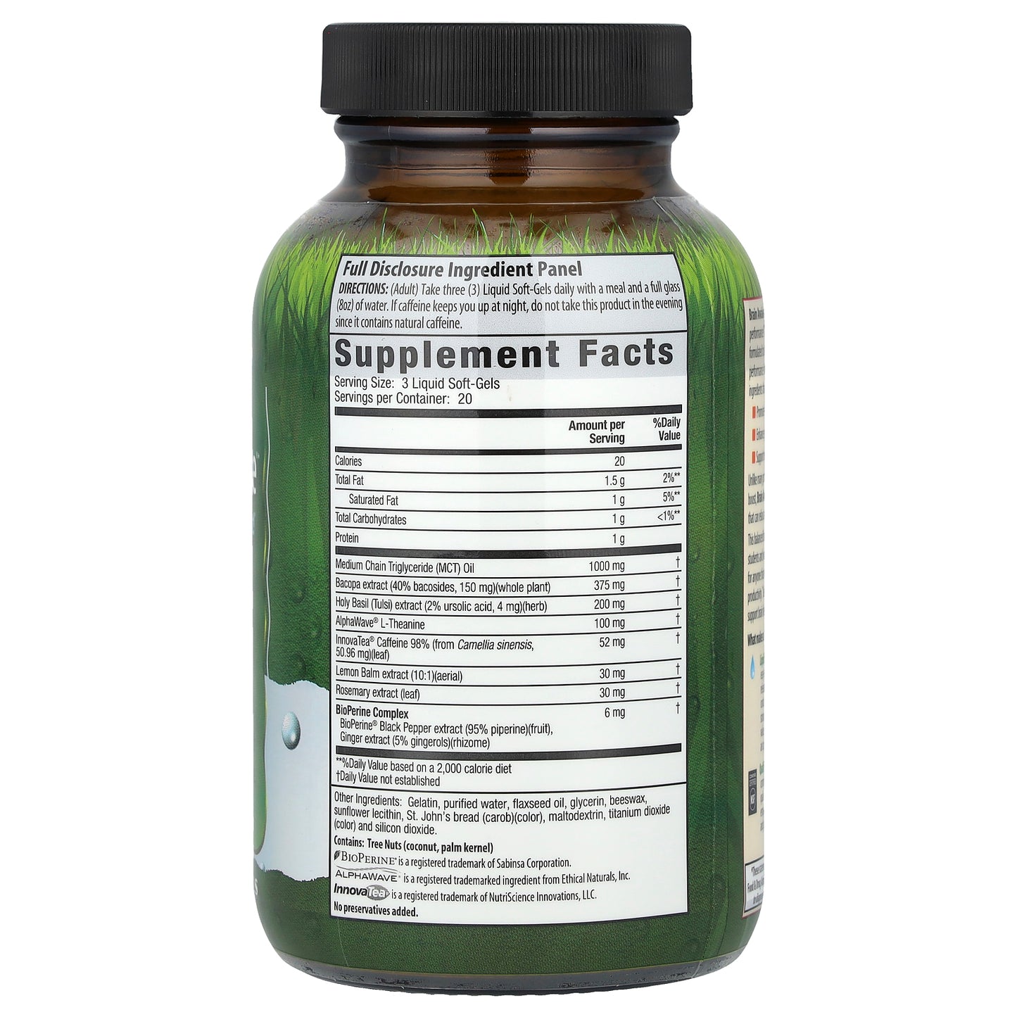 Irwin Naturals, Brain Awake®, 60 Liquid Soft-Gels