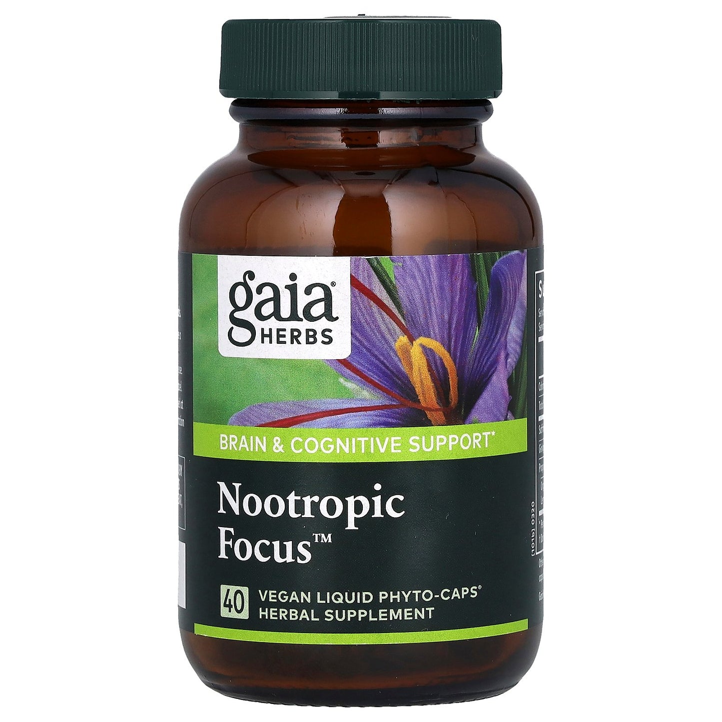 Gaia Herbs, Nootropic Focus™, 40 Liquid Phyto-Caps®