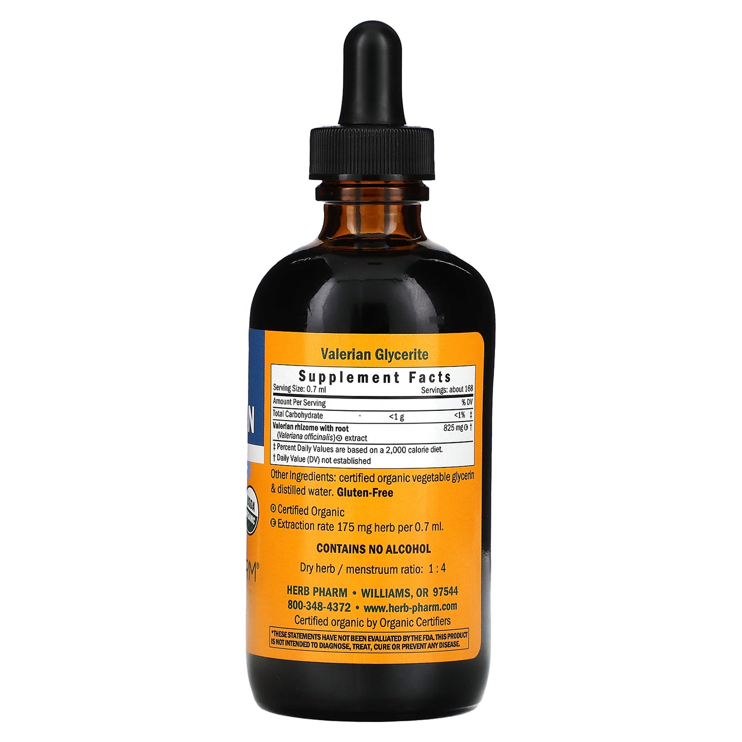 Herb Pharm, Valerian, Alcohol-Free, 4 fl oz (120 ml)