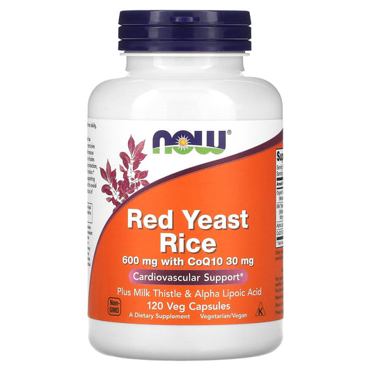 NOW Foods, Red Yeast Rice, 120 Veg Capsules
