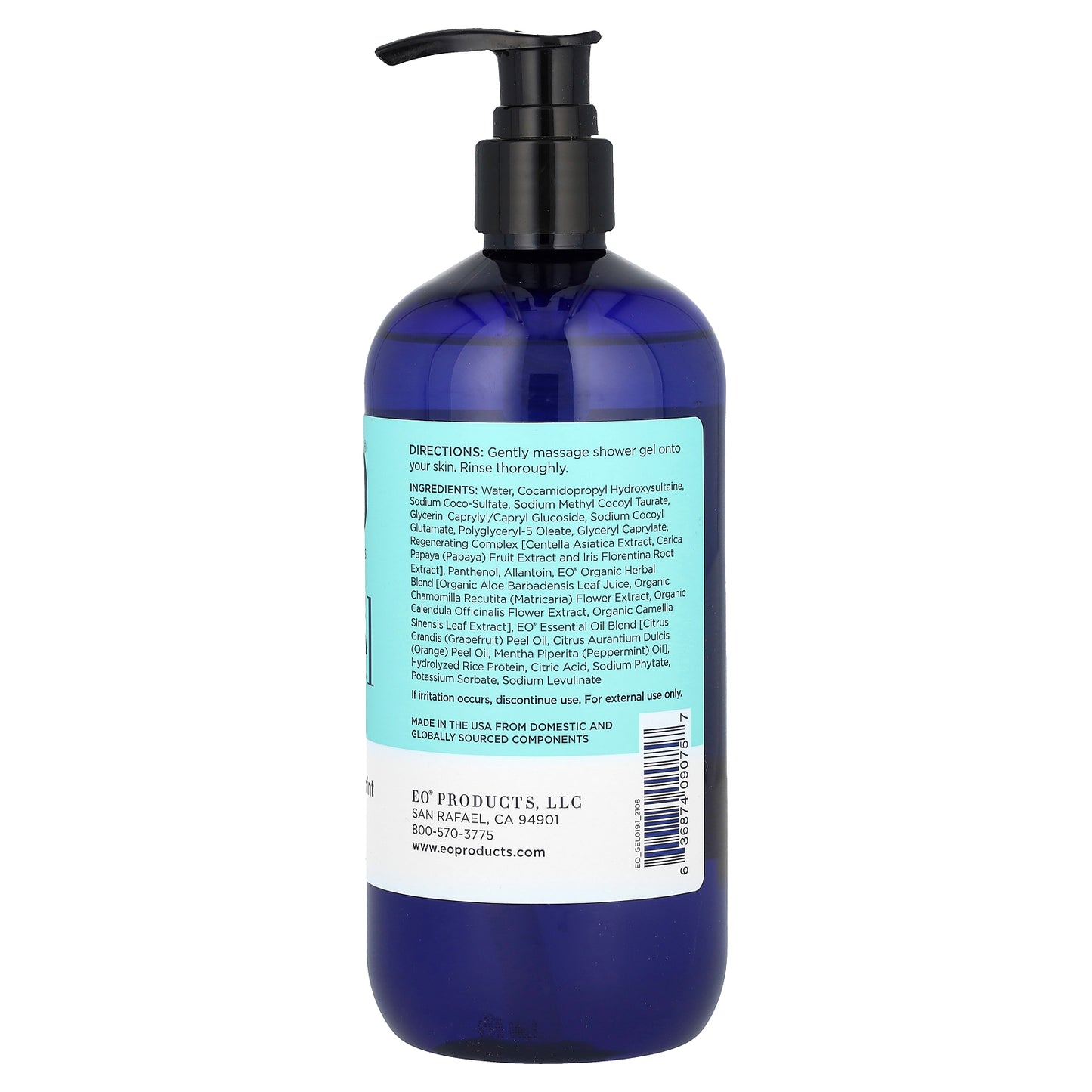 EO Products, Shower Gel, Grapefruit & Mint, 16 fl oz (473 ml)