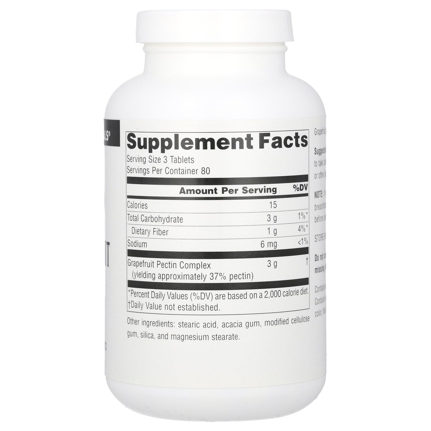 Source Naturals, Grapefruit Pectin, 240 Tablets (333 mg per Tablet)