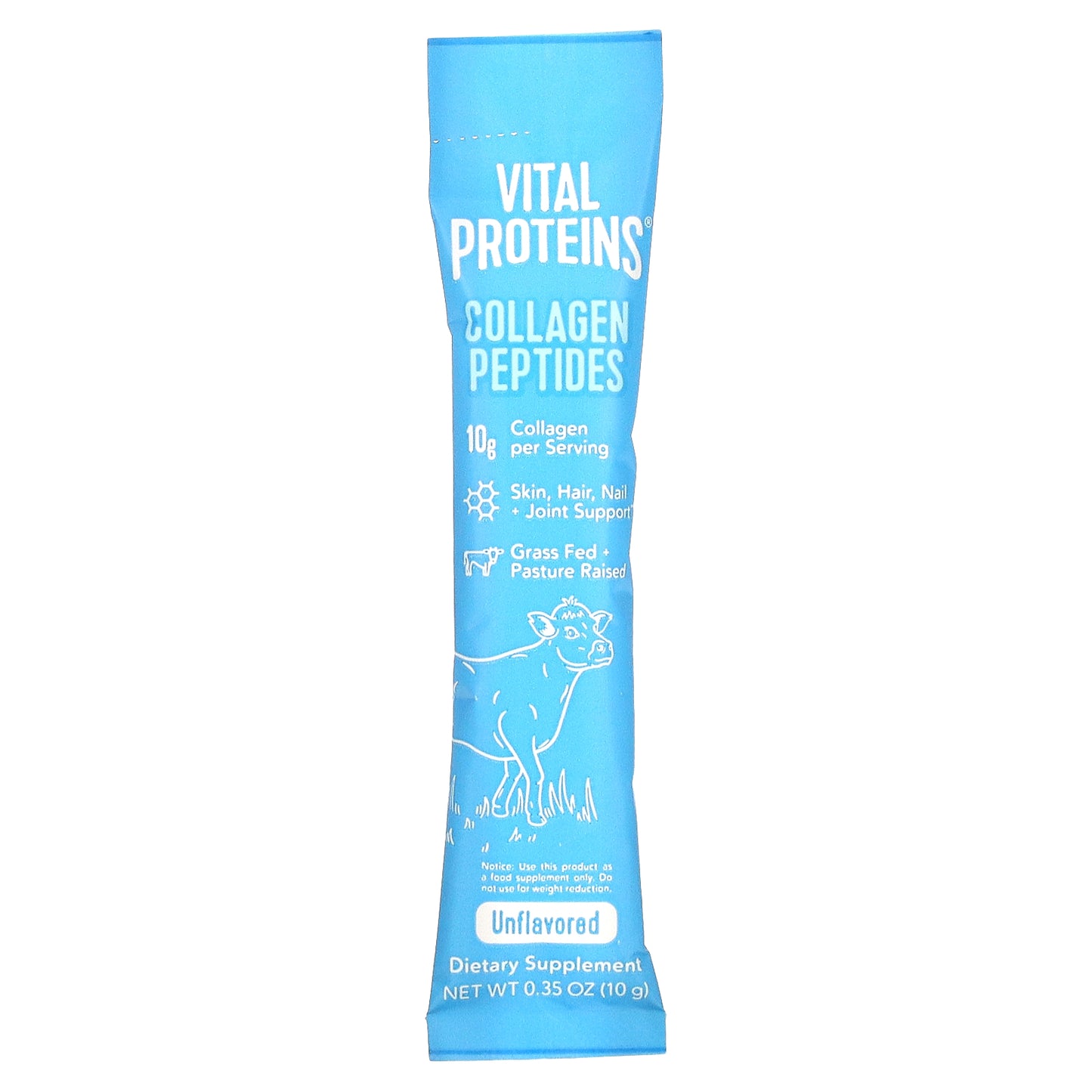Vital Proteins, Collagen Peptides, Unflavored, 20 Packets, 0.35 oz (10 g) Each