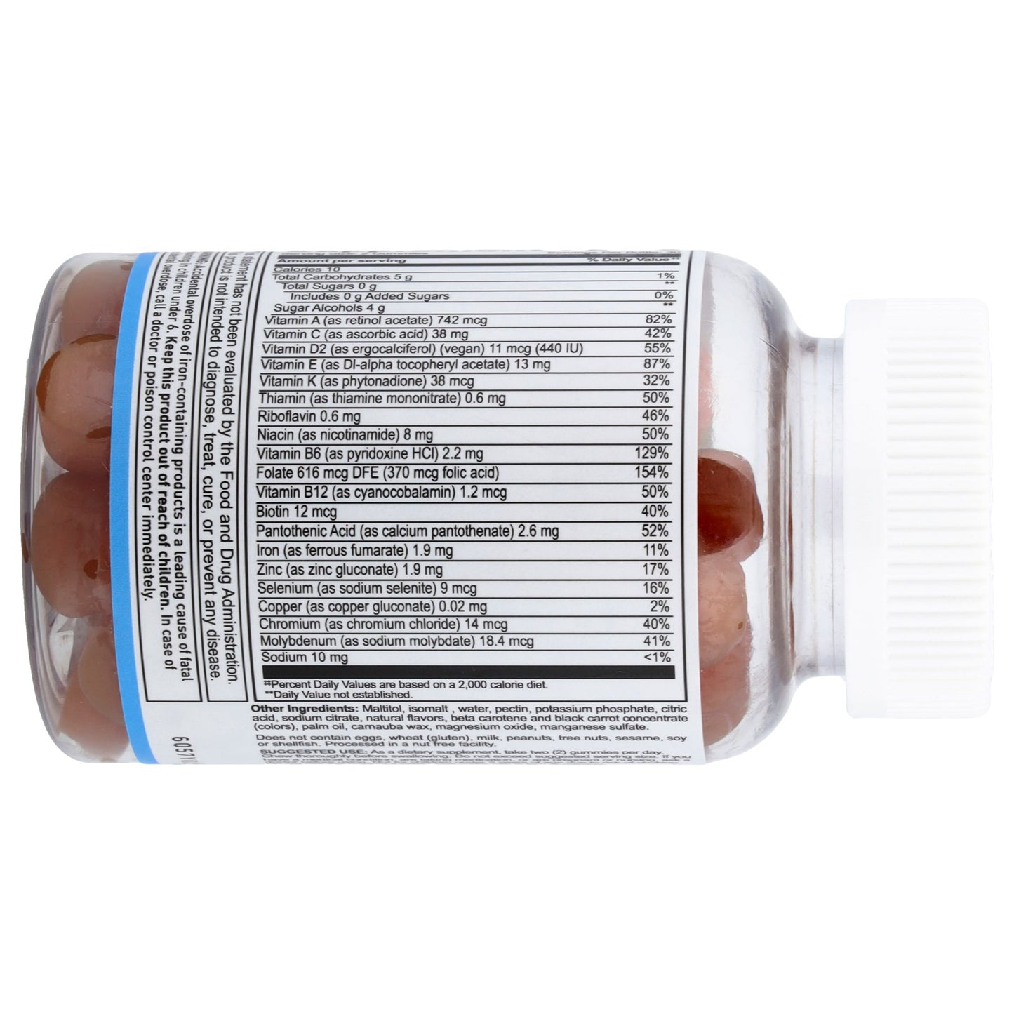 Lifeable, Women's Multivitamin Gummies, Sugar Free, Natural Strawberry, 60 Gummies