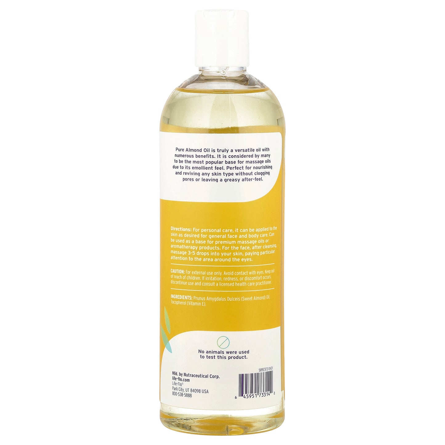 Life-flo, Pure Almond Oil, 16 fl oz (473 ml)