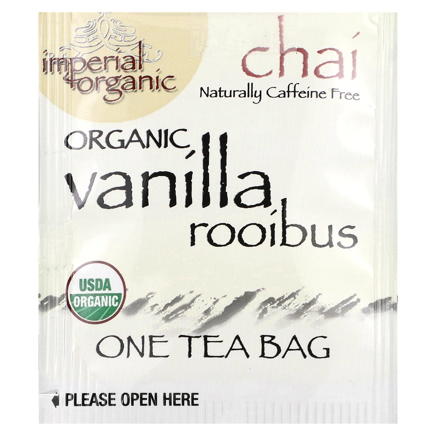 Uncle Lee's Tea, Imperial Organic, Vanilla Rooibos Chai, Caffeine Free, 18 Tea Bags, 1.14 oz (32.4 g)