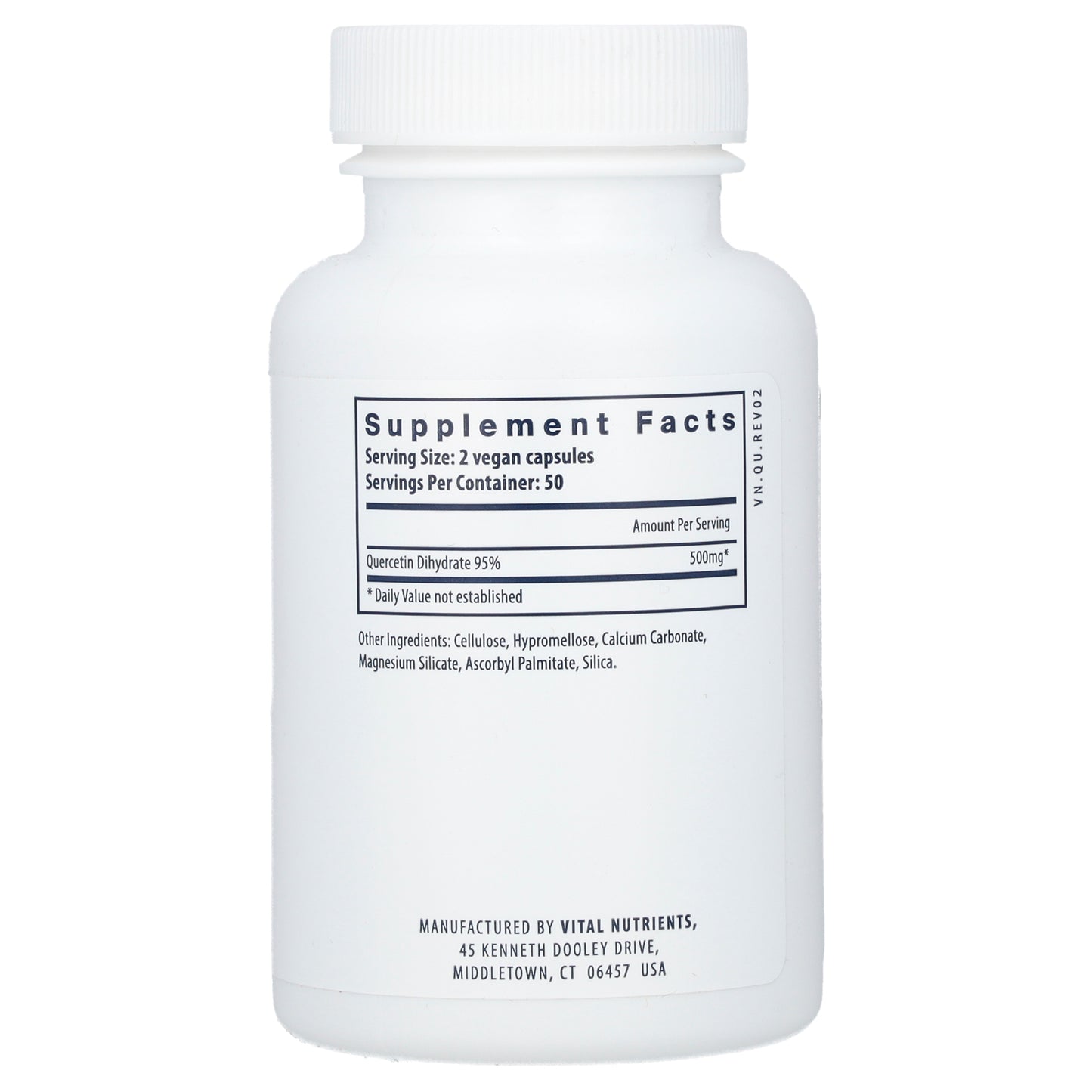 Vital Nutrients, Quercetin, 100 Vegan Capsules (250 mg per Capsule)