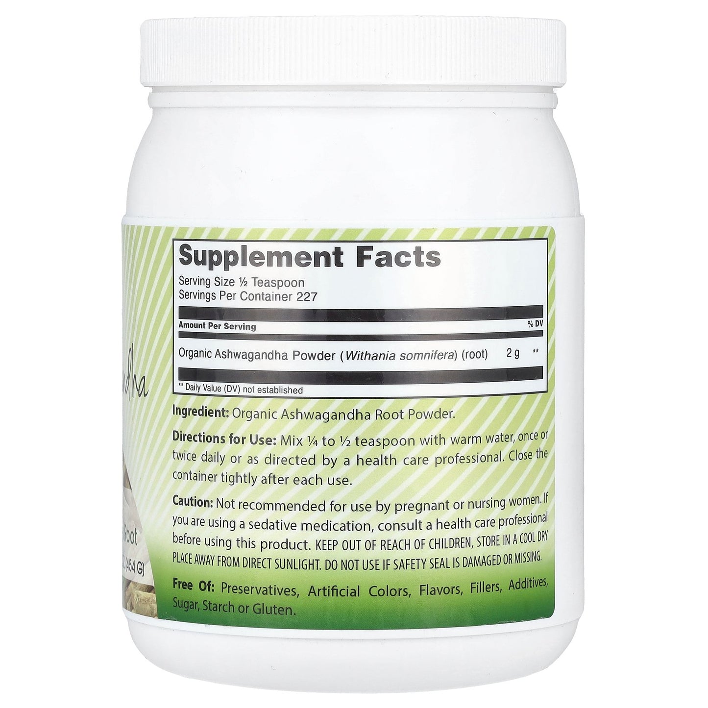 Amazing India, Organic Ashwagandha, 16 oz (454 g)