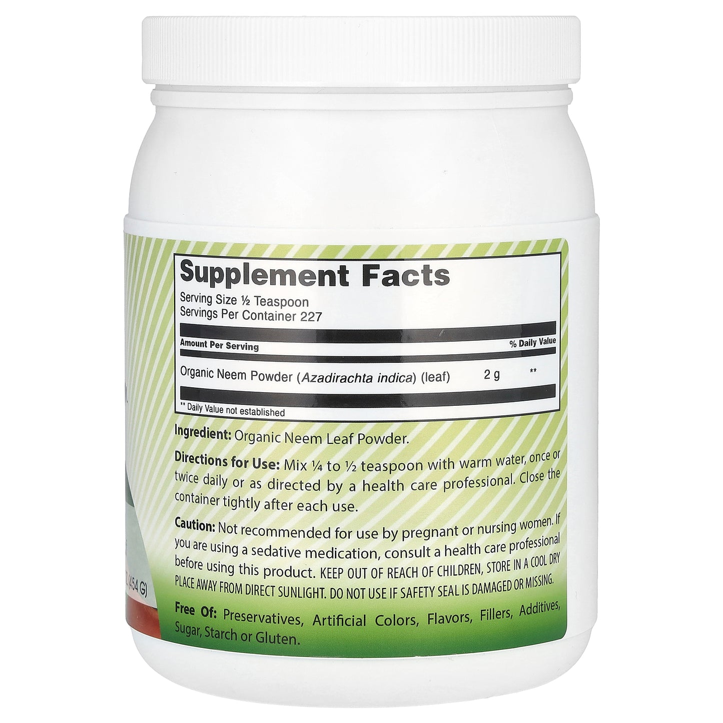 Amazing India, Organic Neem, 16 oz (454 g)