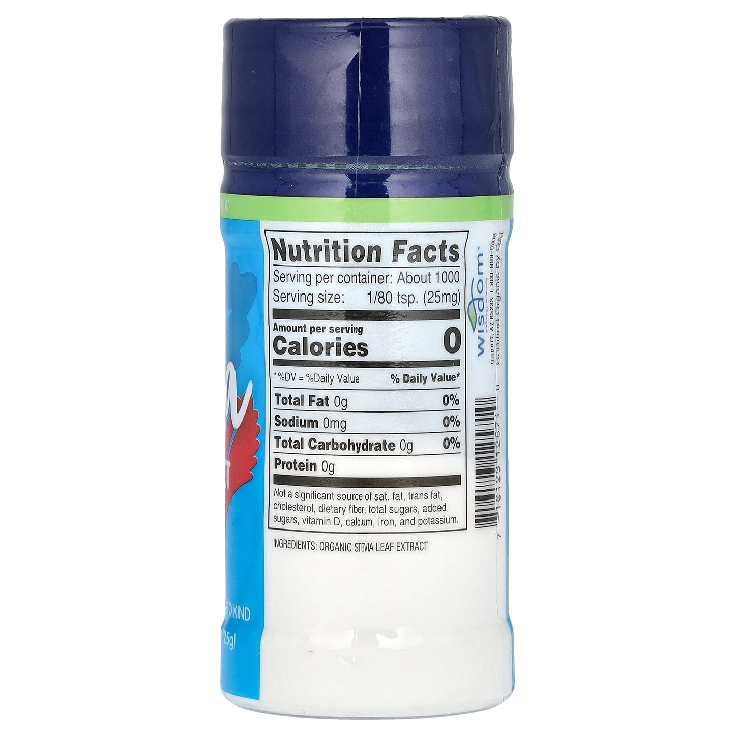 SweetLeaf Stevia, Organic Stevia Leaf Extract, 0.9 oz (25 g)