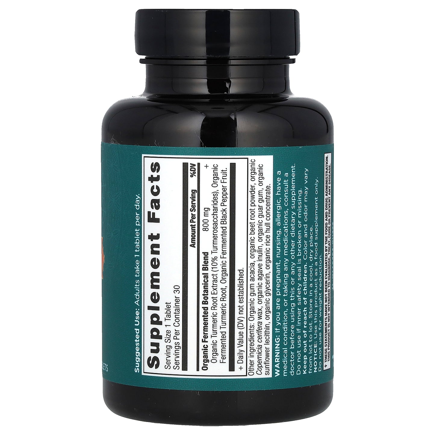 Ancient Nutrition, Turmeric, Once Daily, 30 Tablets