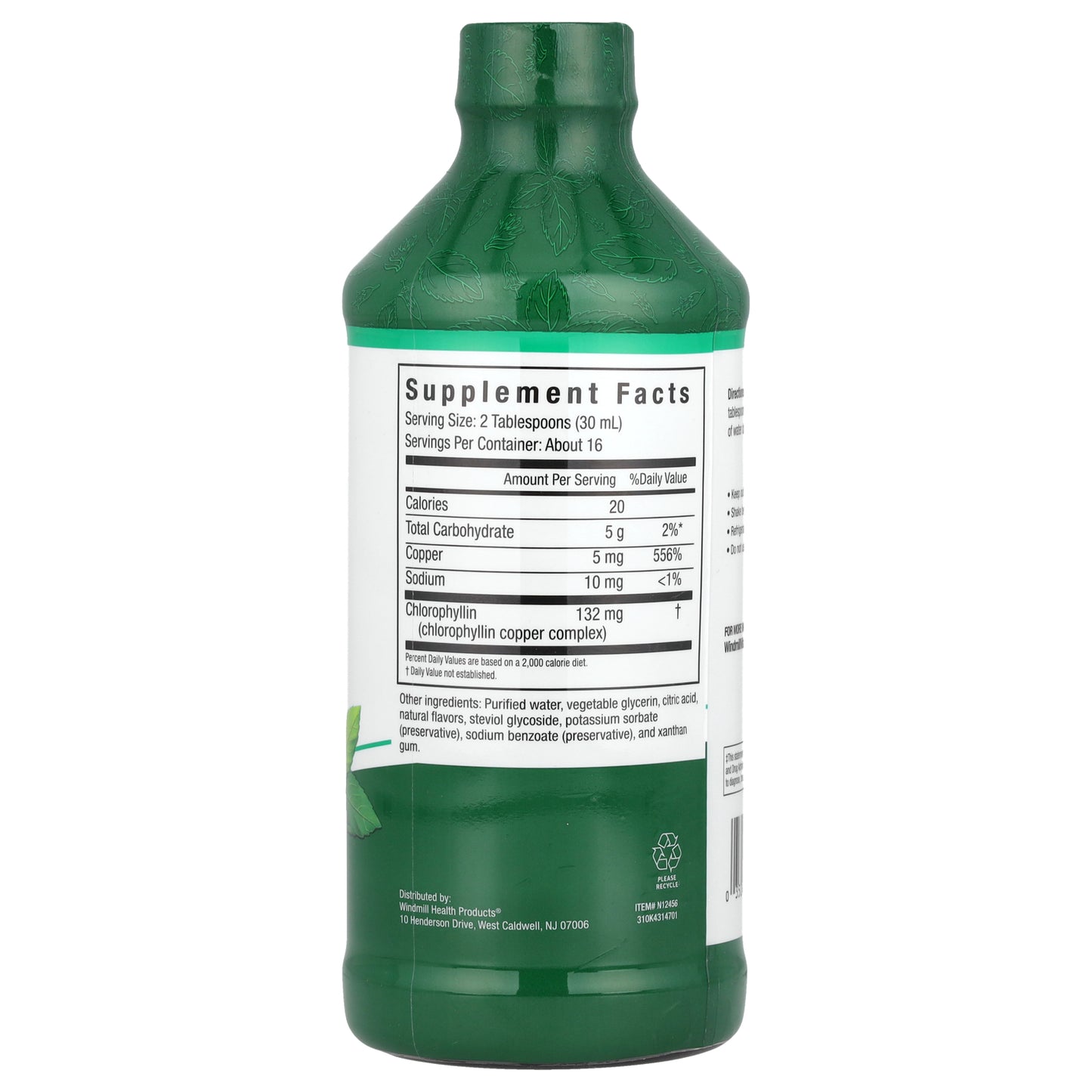 Country Farms, ChloroPure™ Liquid Chlorophyll, Mint, 16 fl oz (473 ml)