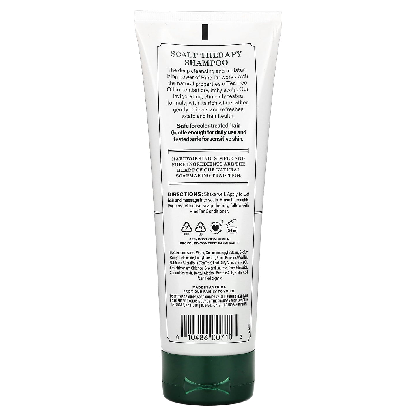 The Grandpa Soap Co., Pine Tar Shampoo, Scalp Therapy, 8 fl oz (237 ml)