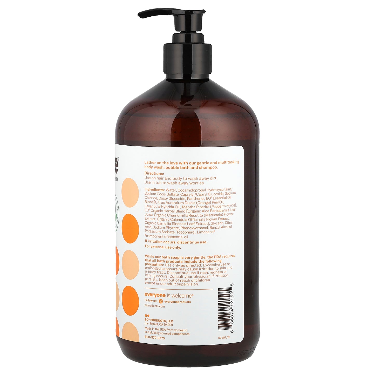 Everyone, 3 in 1 Soap, Citrus + Mint, 32 fl oz (946 ml)