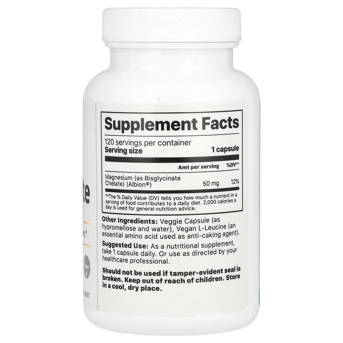 Jigsaw Health, MagPure™ Glycinate, 120 Capsules (50 mg per Capsule)