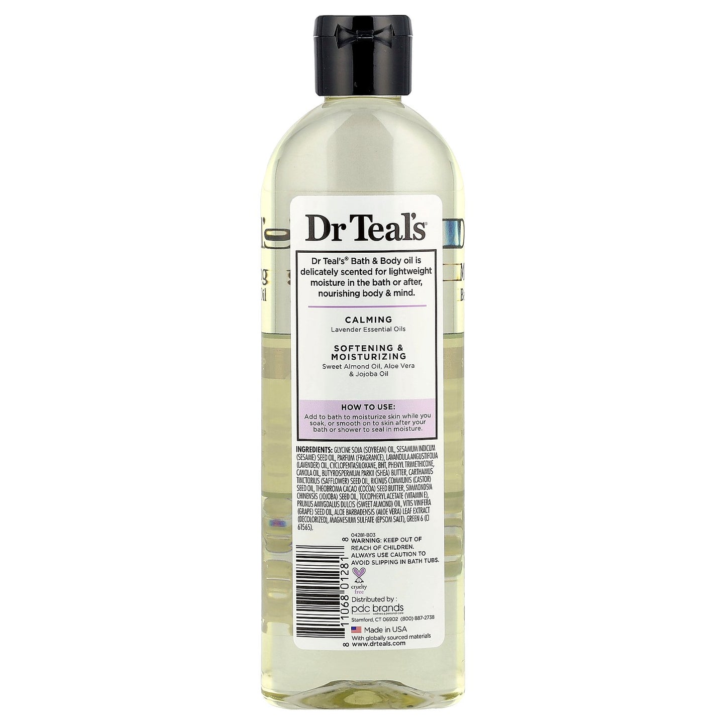 Dr. Teal's, Moisturizing Bath & Body Oil, Lavender , 8.8 fl oz (260 ml)
