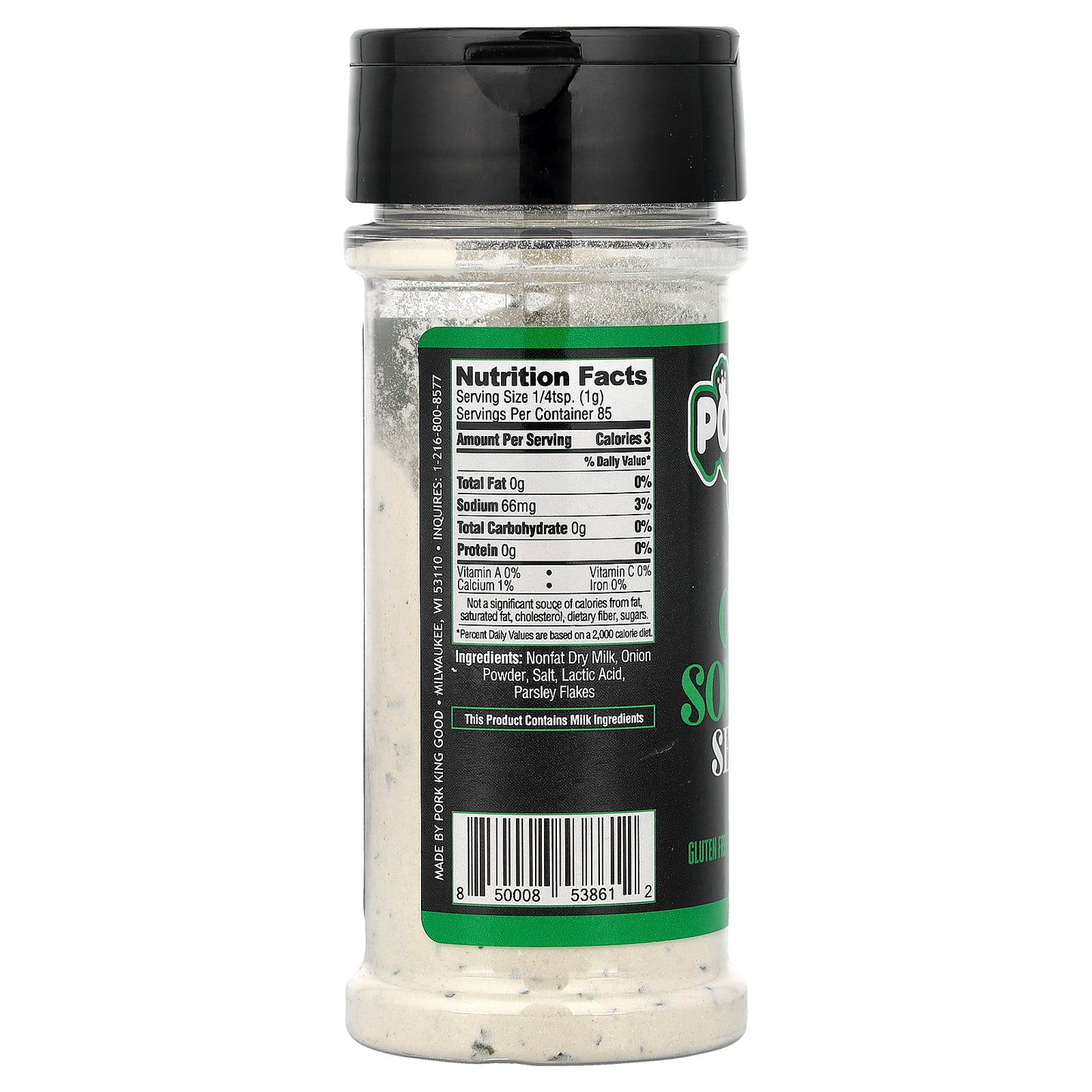 Pork King Good, Onion & Sour Cream Seasoning, 3 oz (85 g)