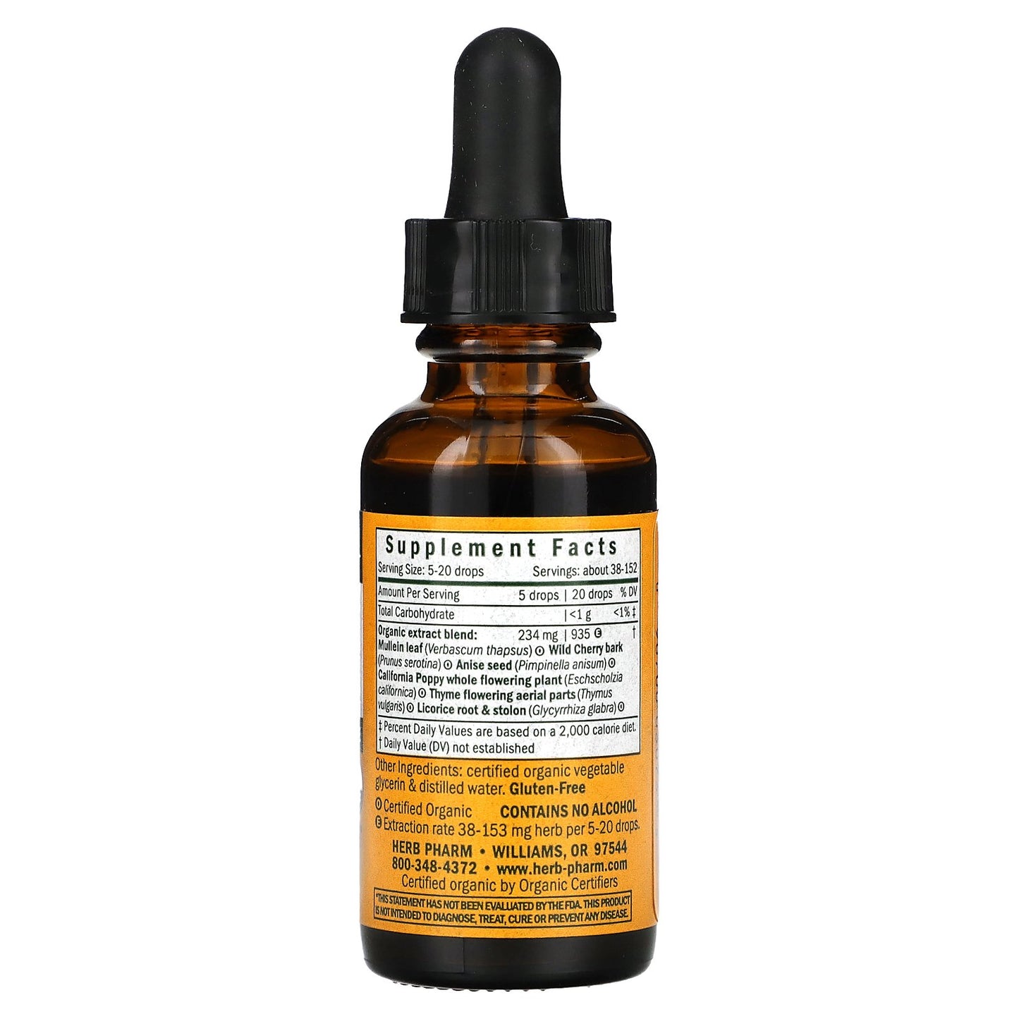 Herb Pharm, Kids, Cough Crusader, 1 fl oz (30 ml)