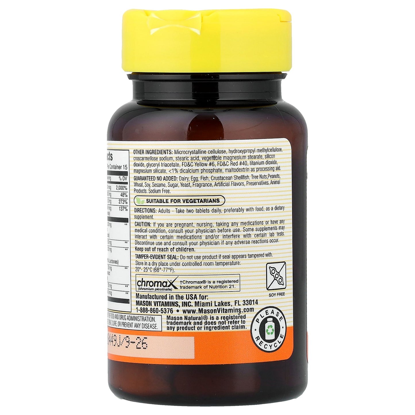 Mason Natural, Blood Sugar Balance, 30 Tablets