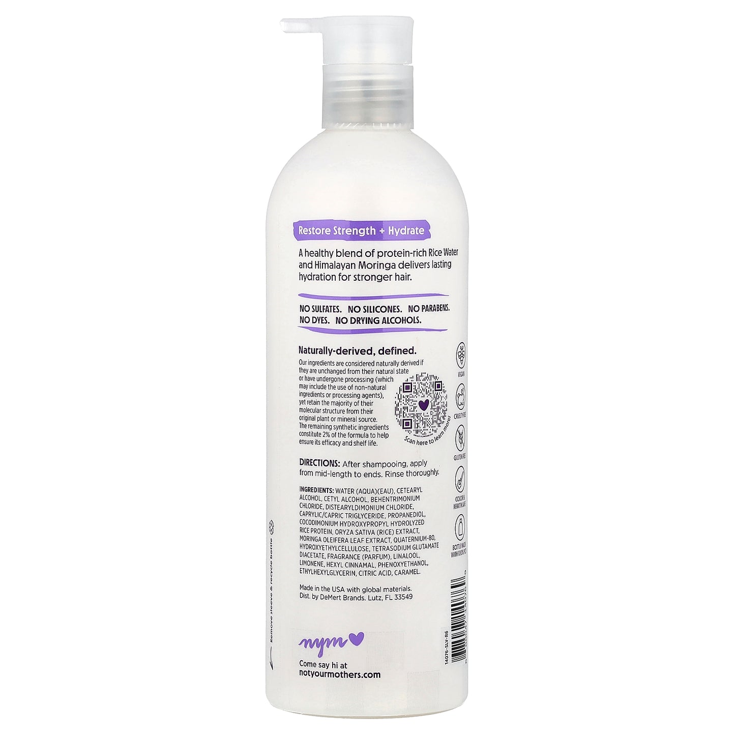 Not Your Mother's, Conditioner, Rice Water & Himalayan Moringa, 15.2 fl oz (450 ml)
