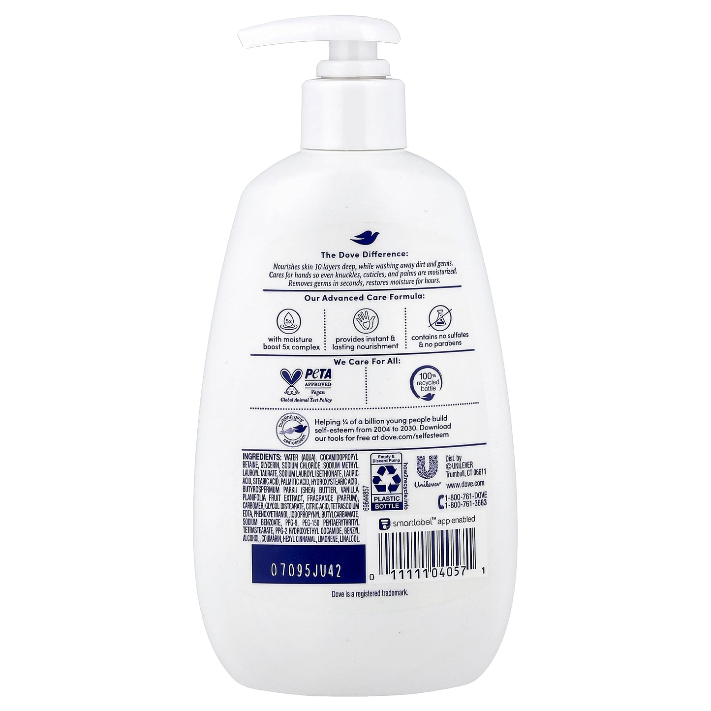 Dove, Advanced Care Hand Wash, Shea Butter & Warm Vanilla, 12 fl oz (355 ml)