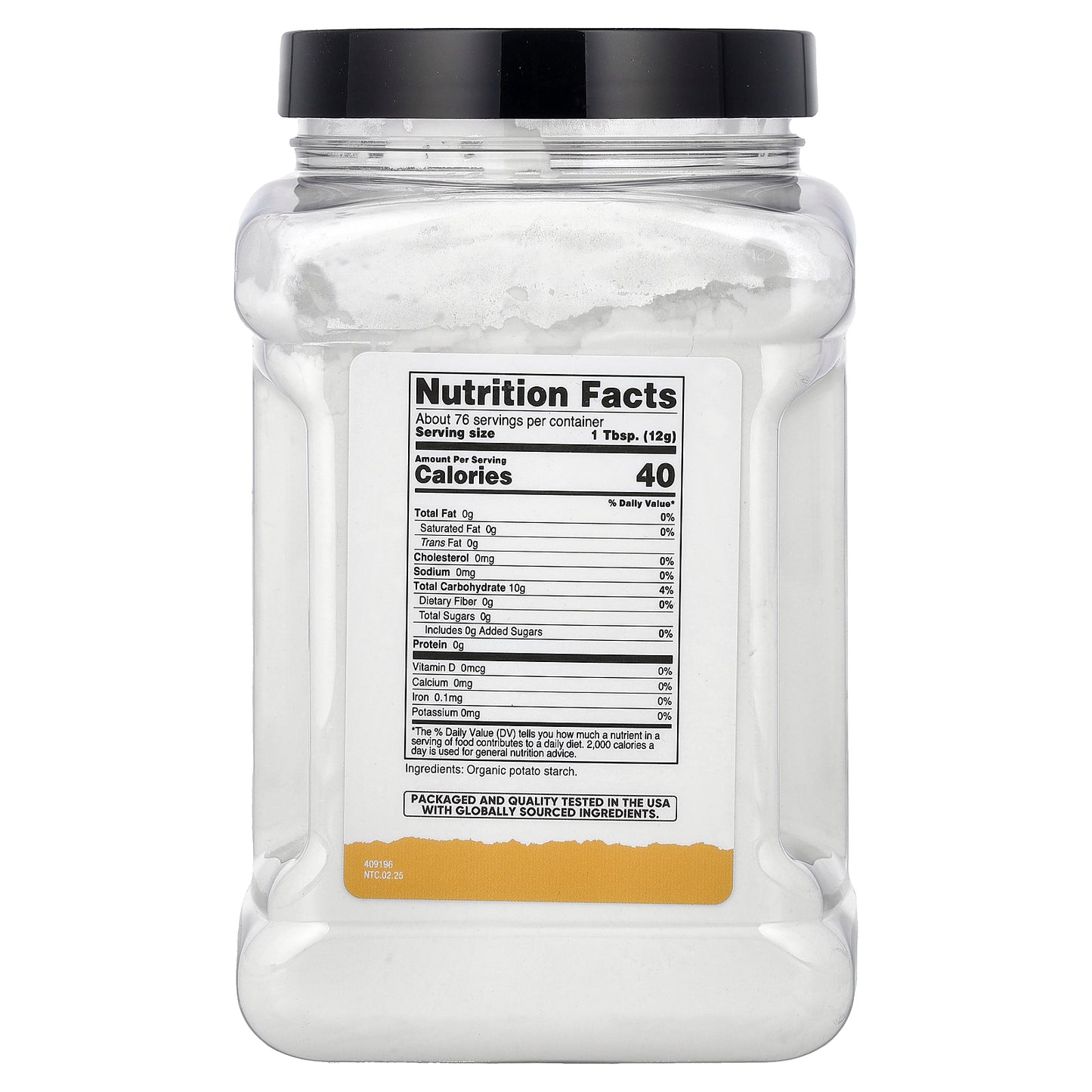 Nutricost, Pantry, Organic Potato Starch, 32.4 oz (907 g)