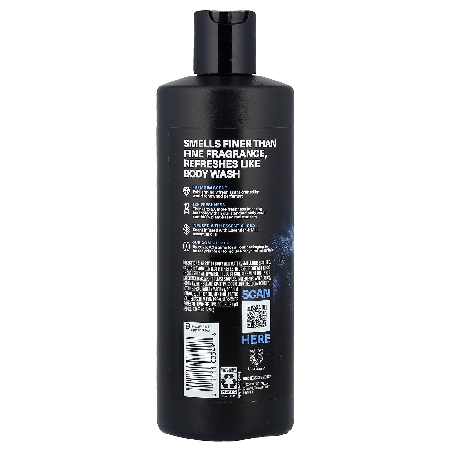 AXE, Premium Body Wash, Blue Lavender, 18 fl oz (532 ml)