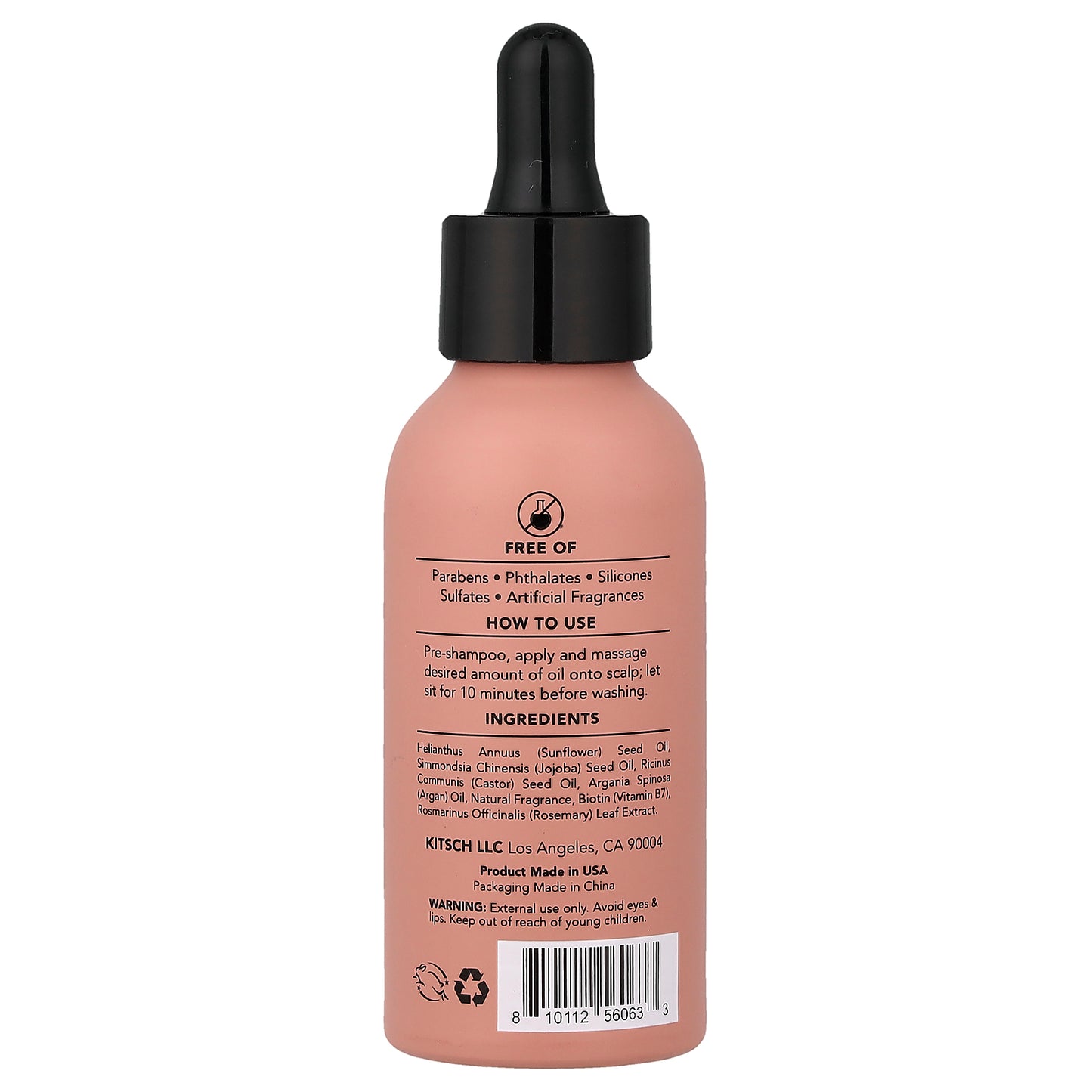 Kitsch, Strengthening Hair & Scalp Oil, Rosemary & Biotin, 2 oz (60 ml)