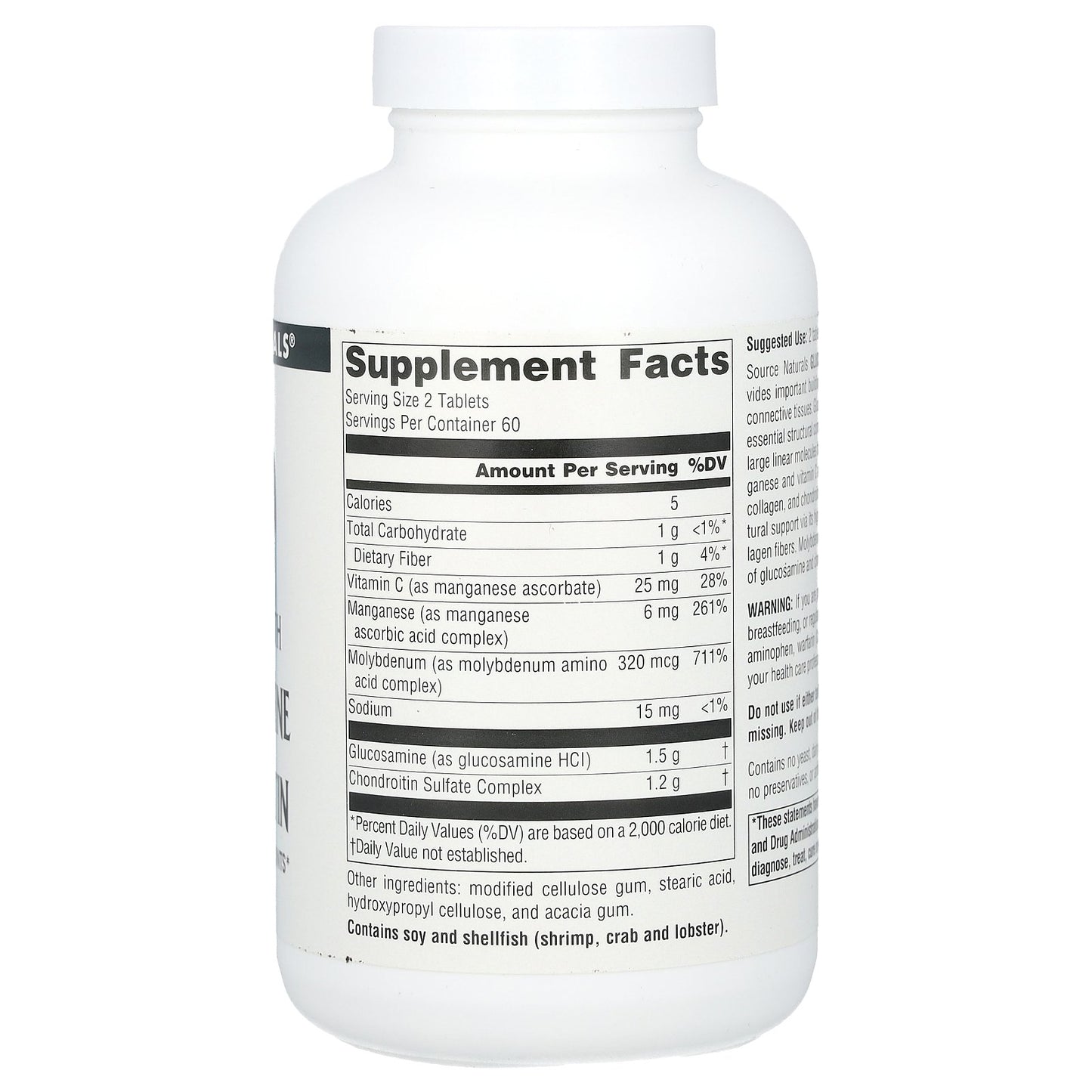 Source Naturals, Glucosamine Chondroitin, 120 Tablets