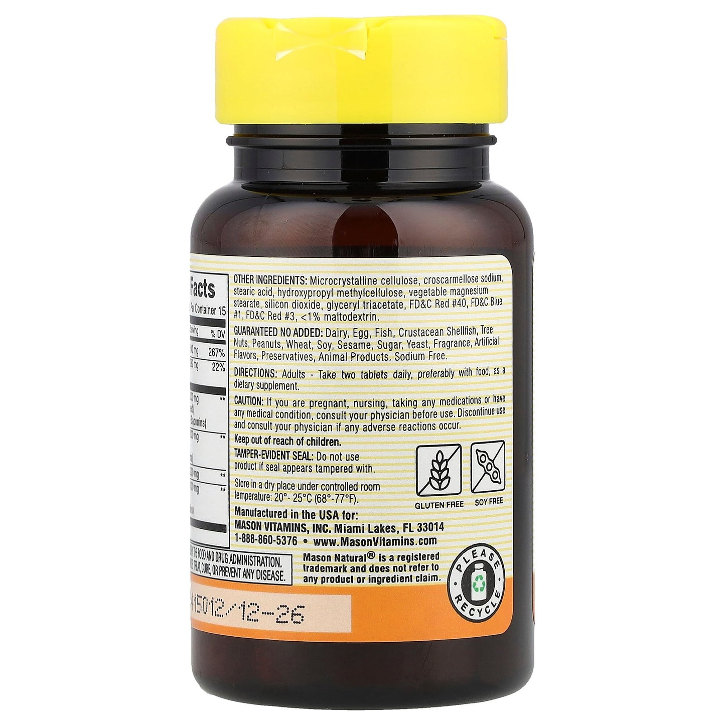 Mason Natural, Leg Vein & Circulation, 30 Tablets