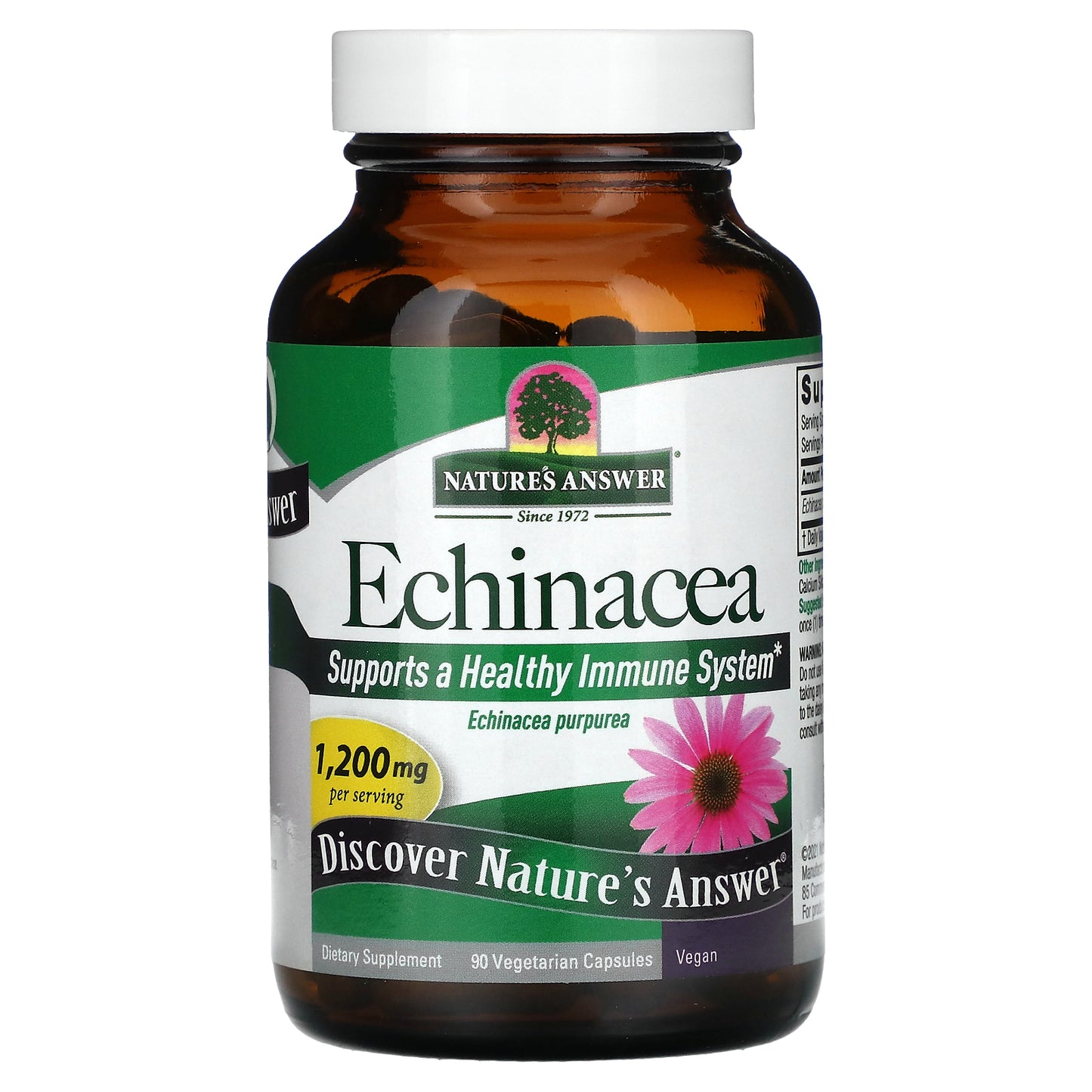 Nature's Answer, Echinacea, 90 Vegetarian Capsules (400 mg per Capsule)