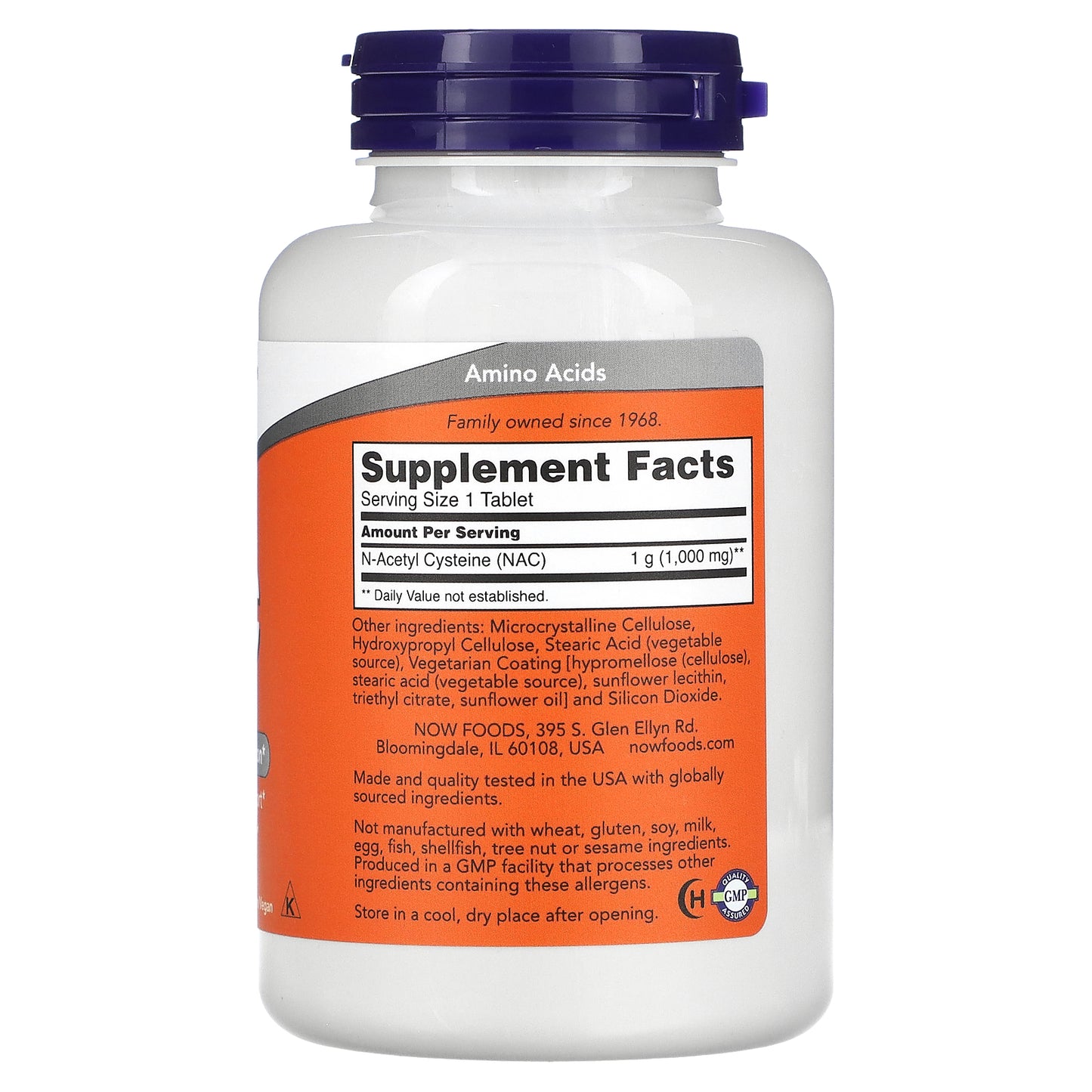 NOW Foods, NAC, 1,000 mg, 120 Tablets