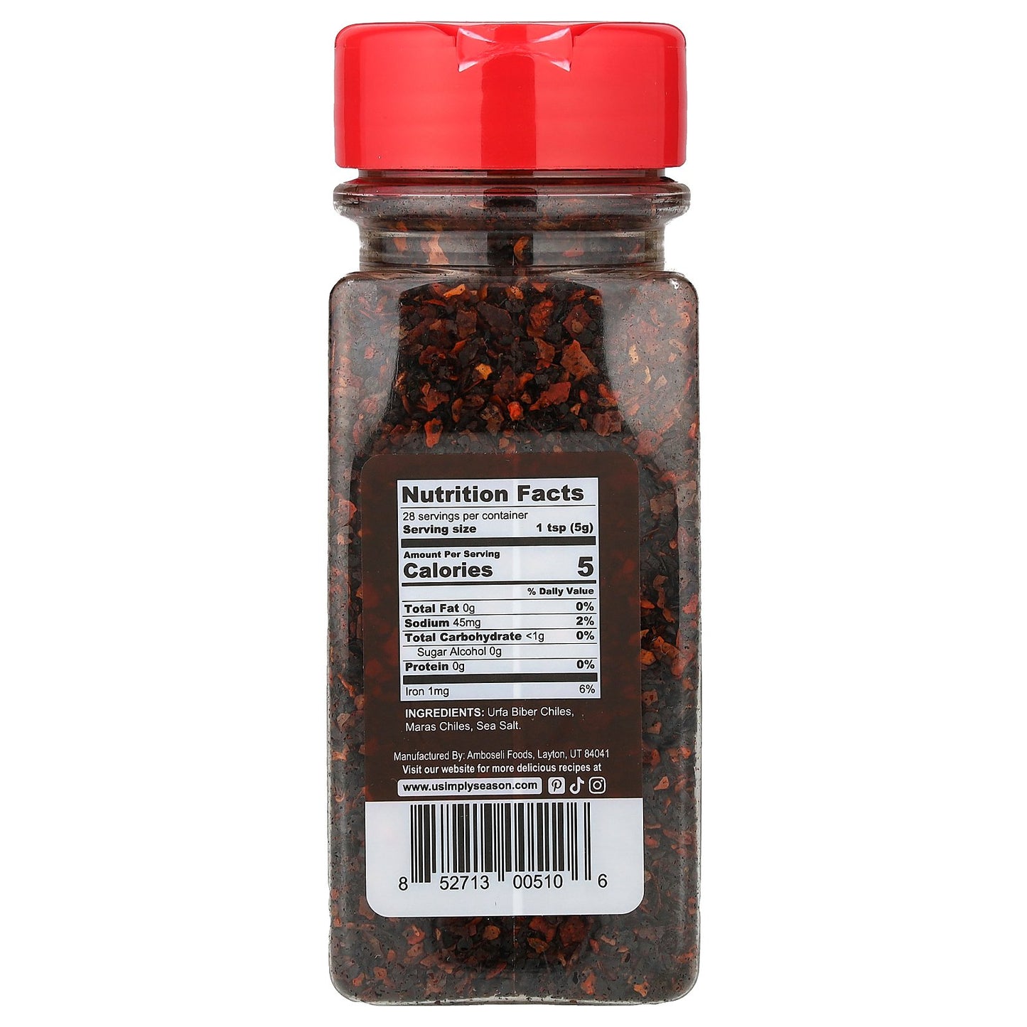 USimplySeason, Artisan Pepper Blend, Urfa Marash, 5 oz (141 g)