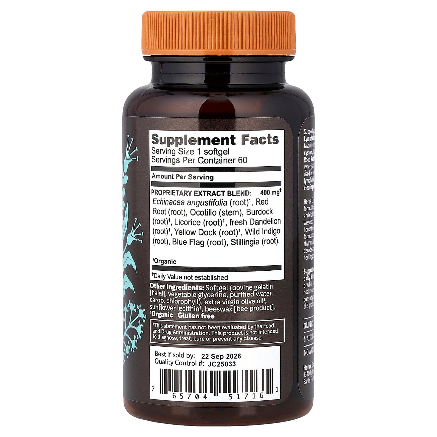 Herbs Etc., Lymphatonic™, 60 Softgels