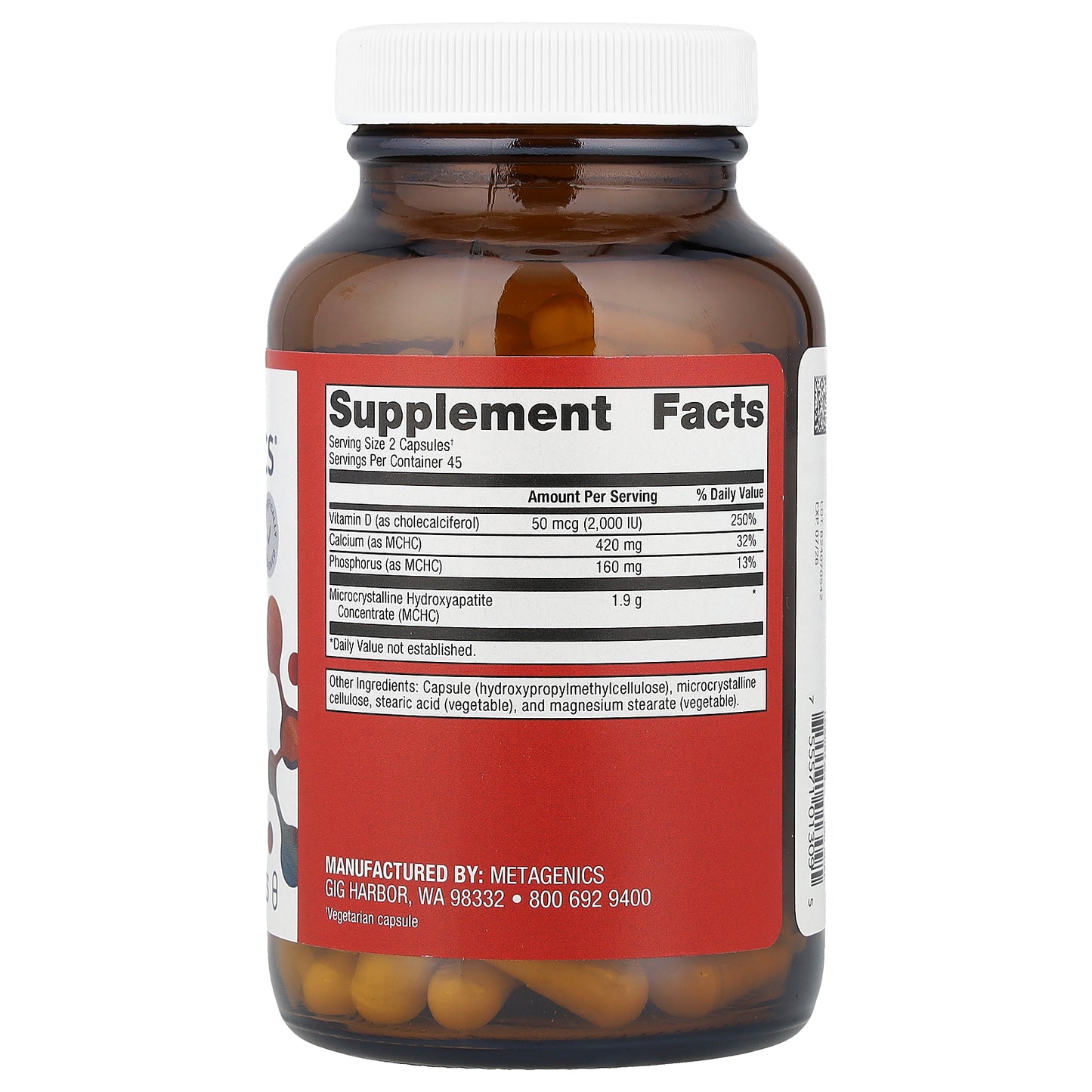 Metagenics, Bone Builder® Plus, 90 Capsules