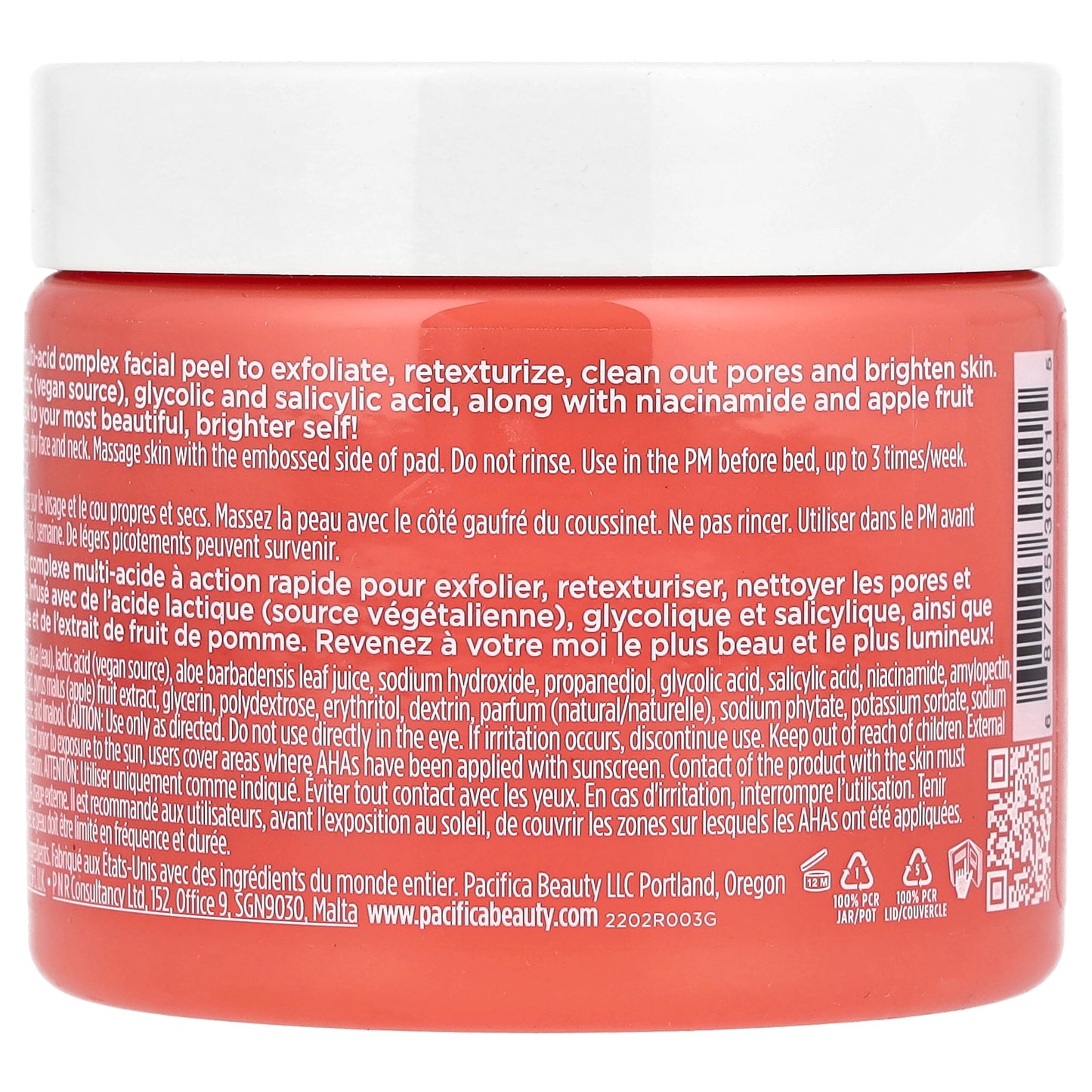 Pacifica, Glow Baby, Brightening Peel Pads, 60 Pads